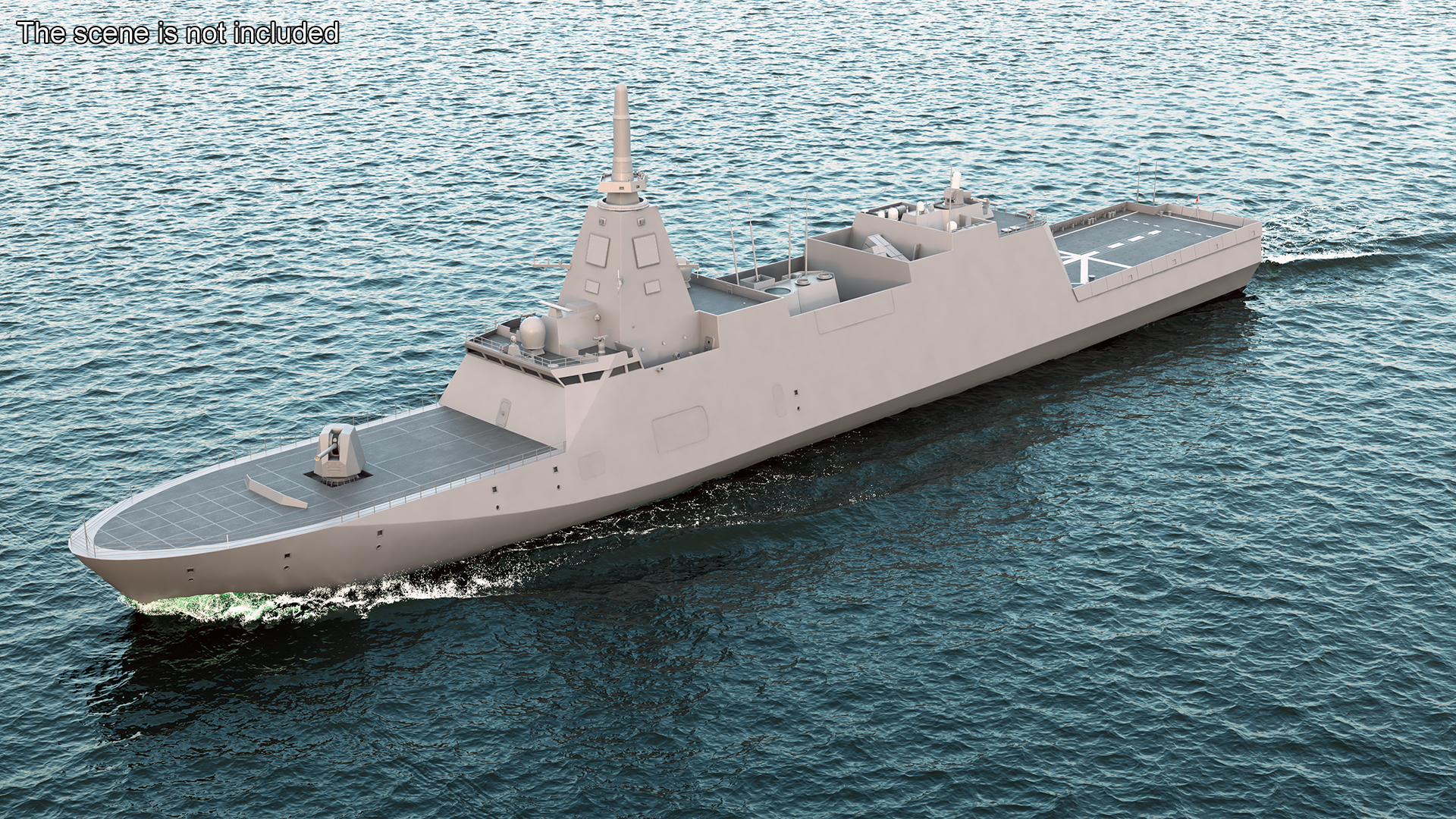 3D model Japanese Mogami Class Frigate FFM-2