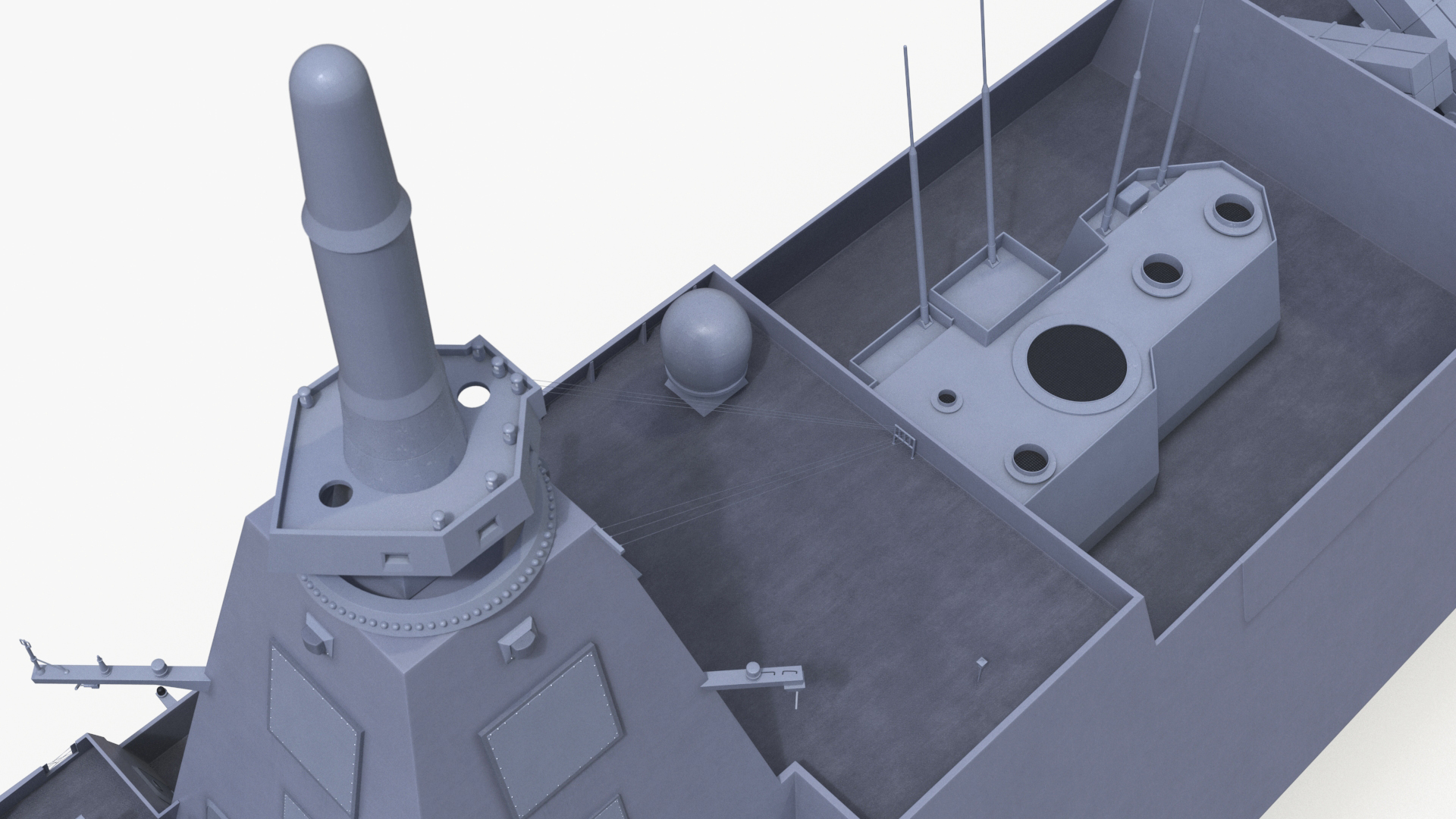 3D model Japanese Mogami Class Frigate FFM-2