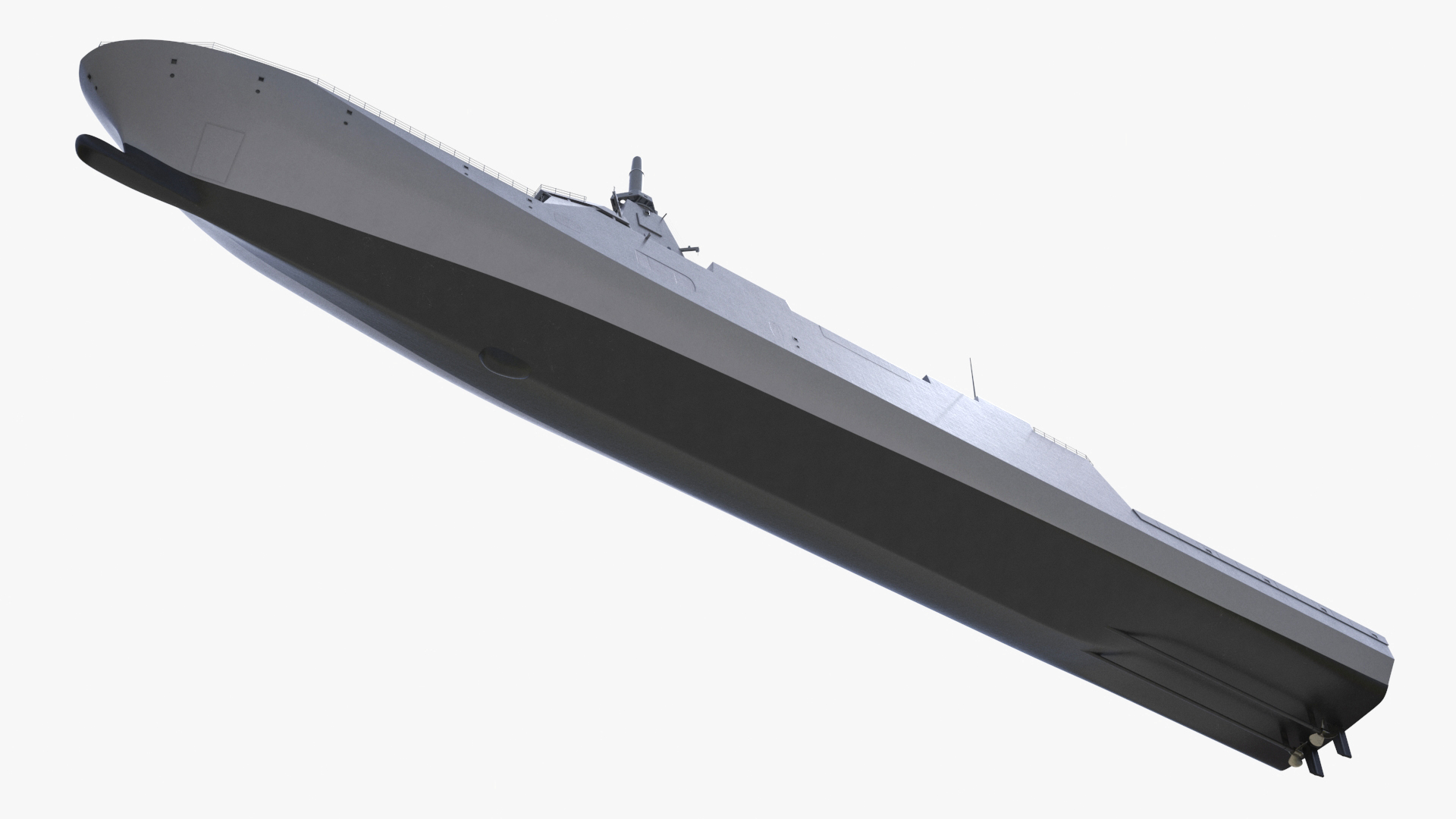 3D model Japanese Mogami Class Frigate FFM-2