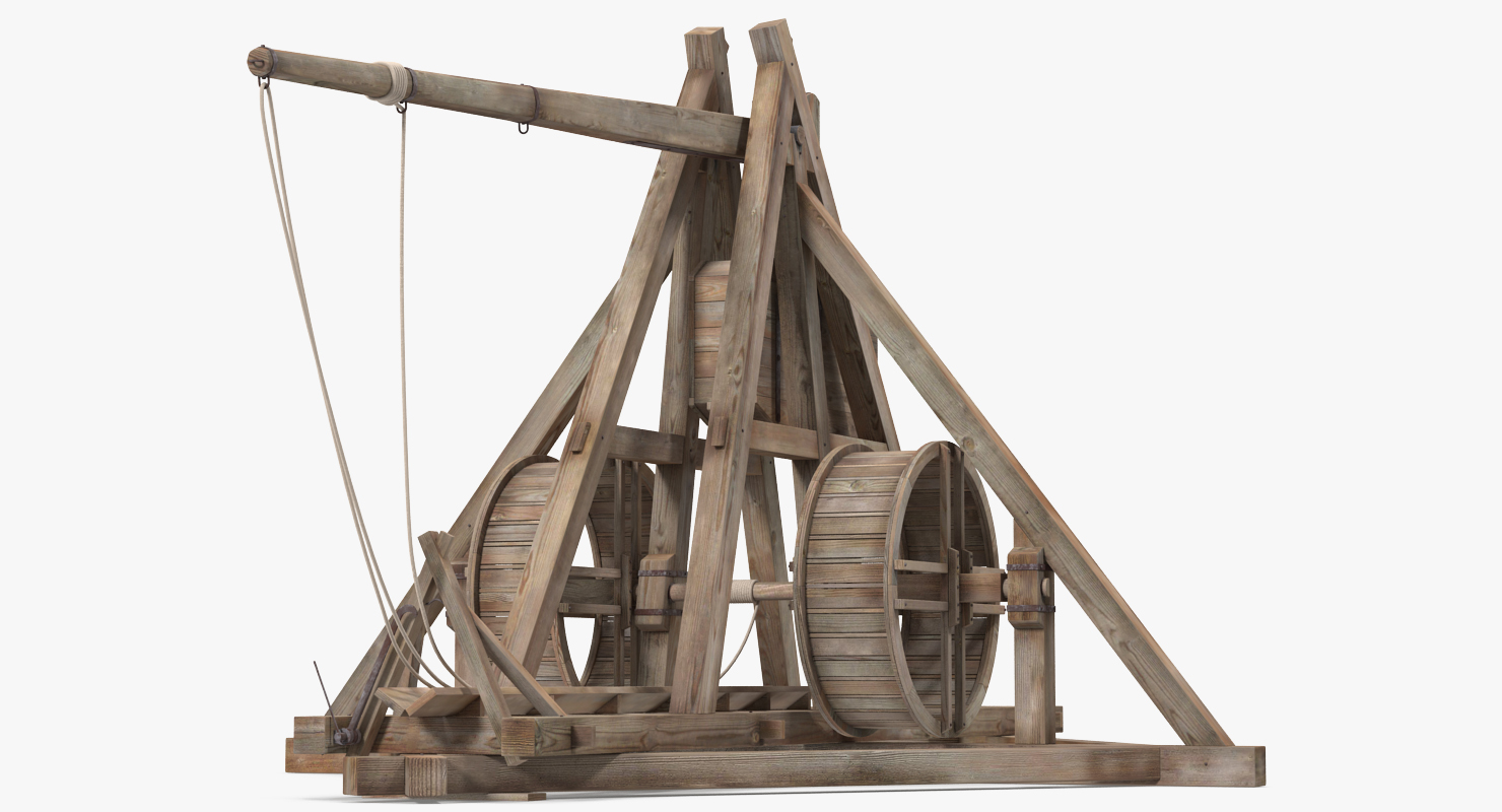 3D Medieval Trebuchet model