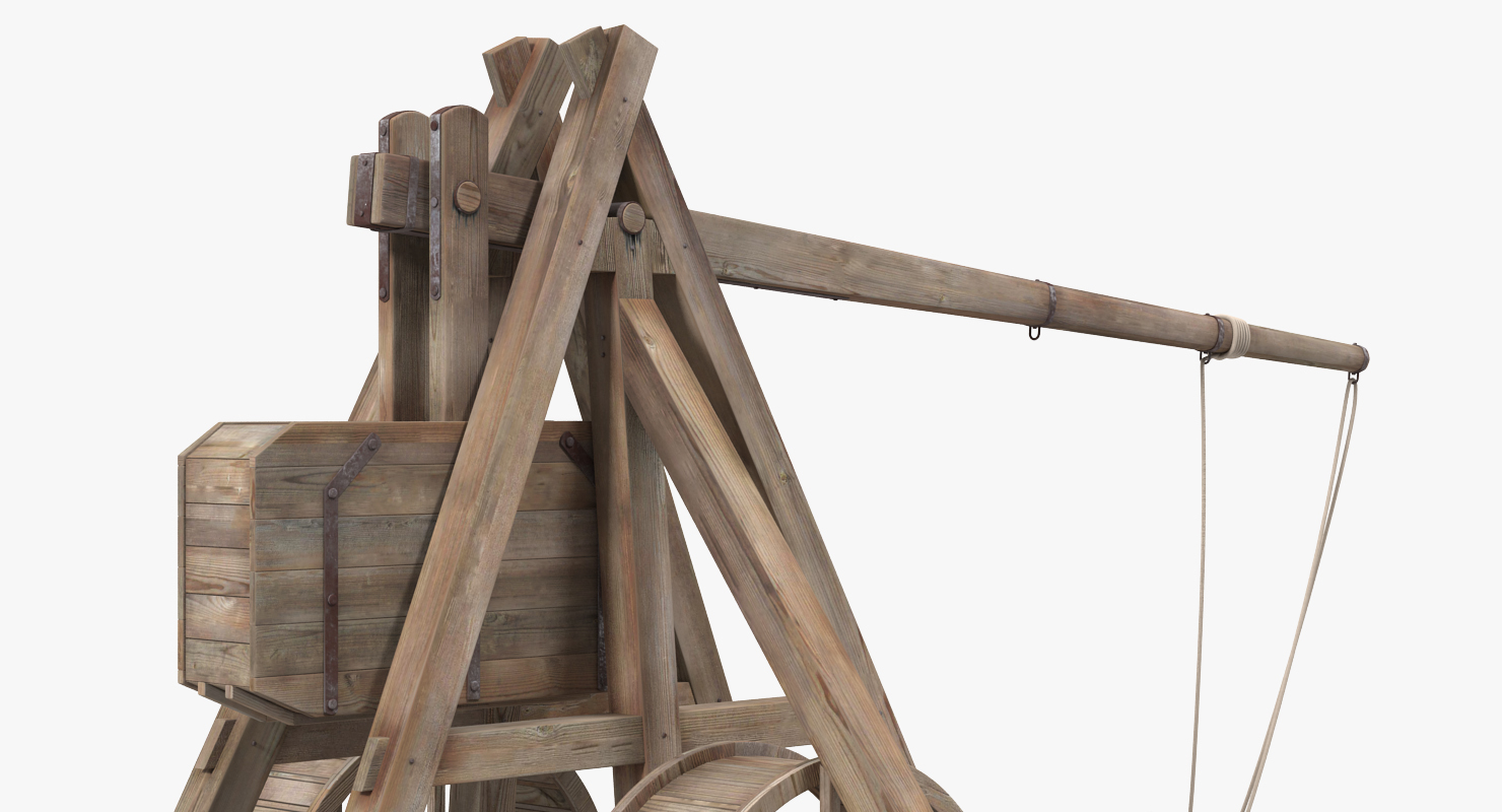 3D Medieval Trebuchet model