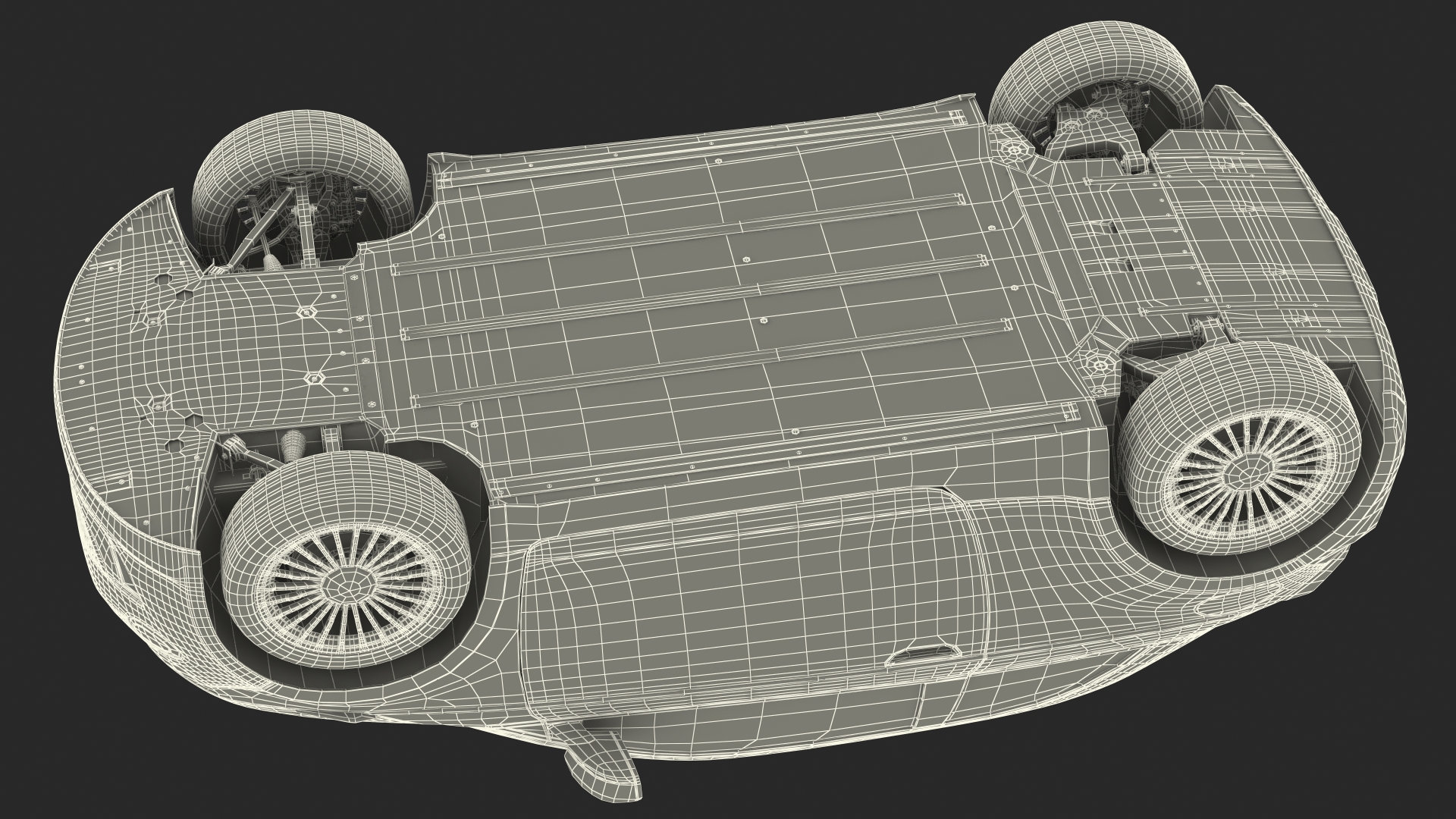 EV Compact Car 3D model