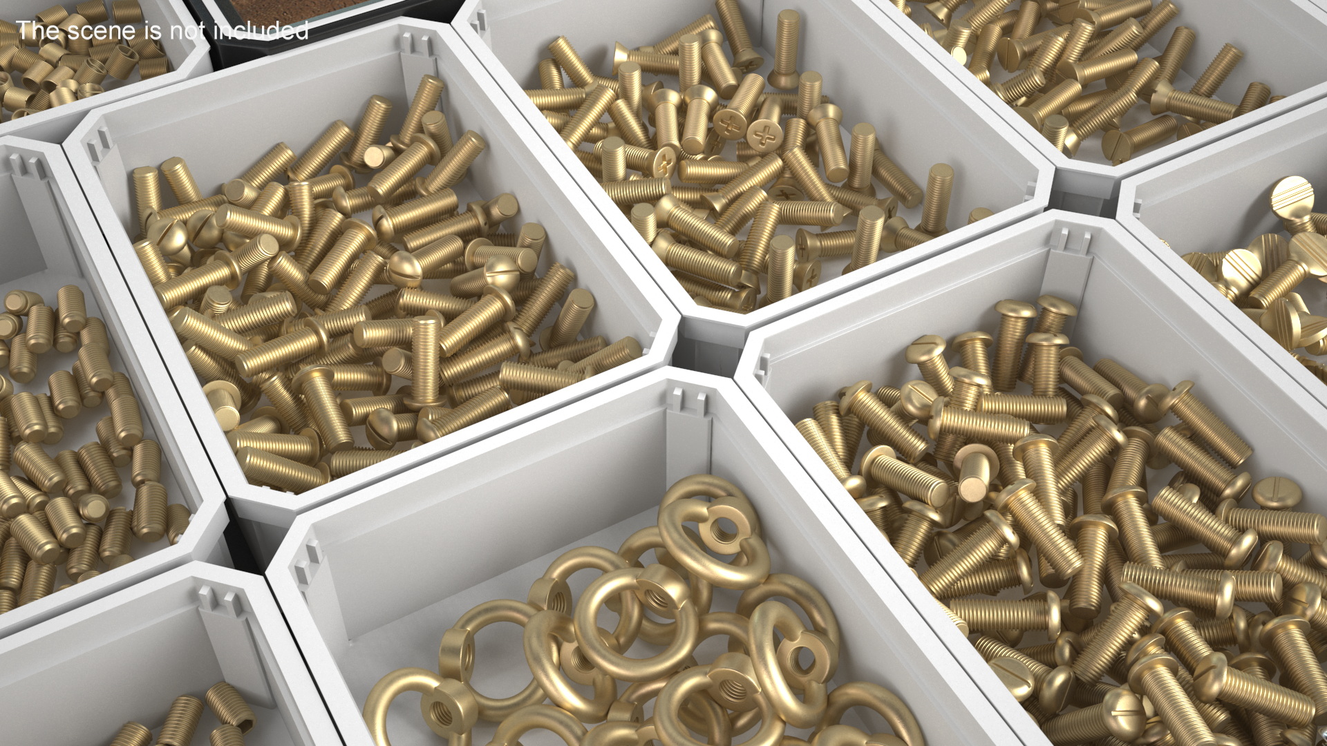 3D model Brass Screw Kit