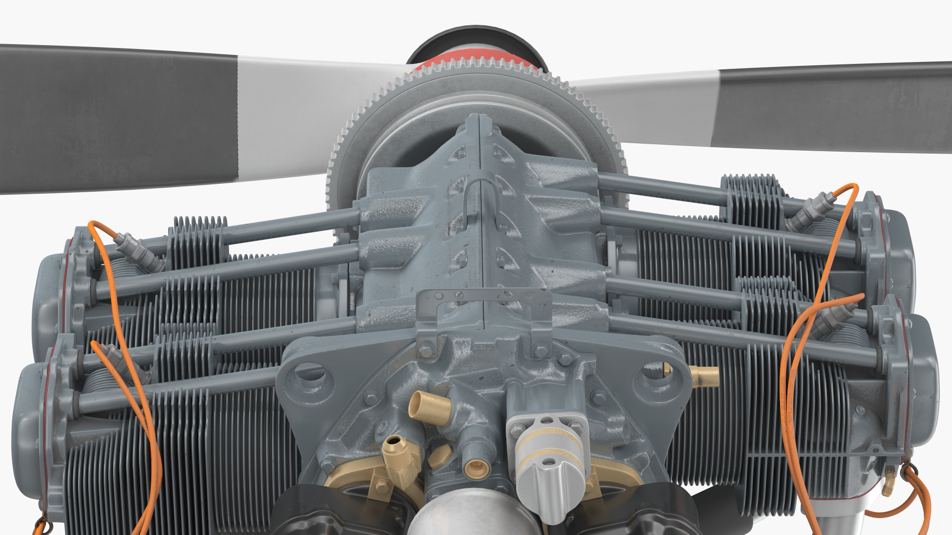 3D Piston Aero Engine model