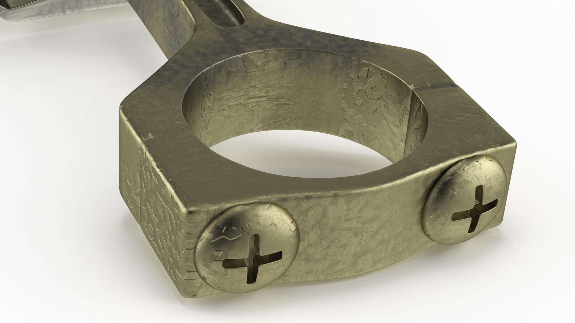 3D model Piston and Connecting Rod