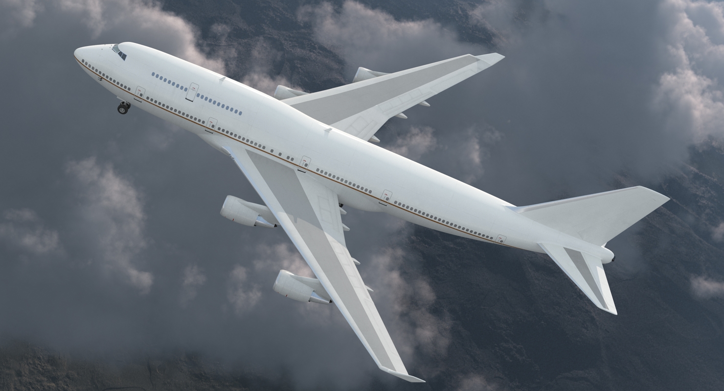 Boeing 747 400 Generic 3D