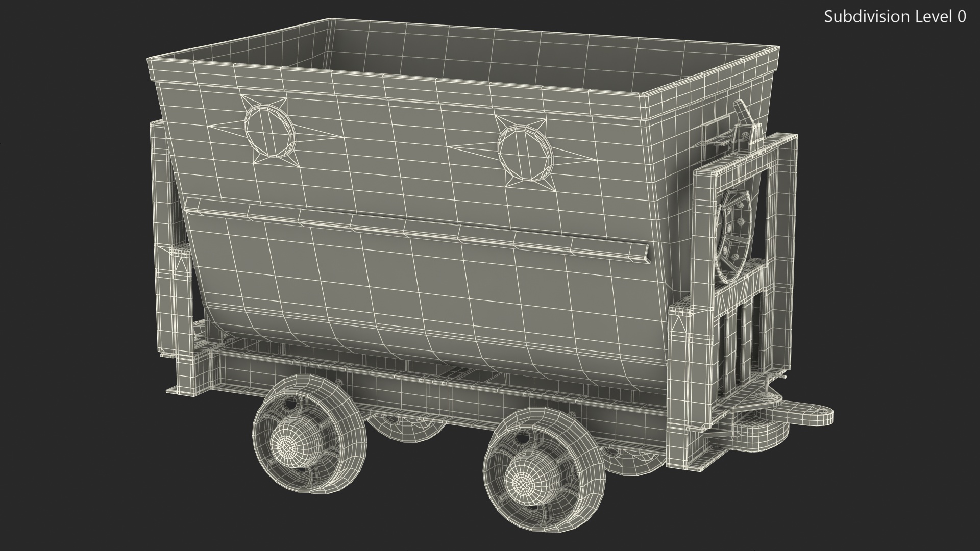 3D model Mine Wagon