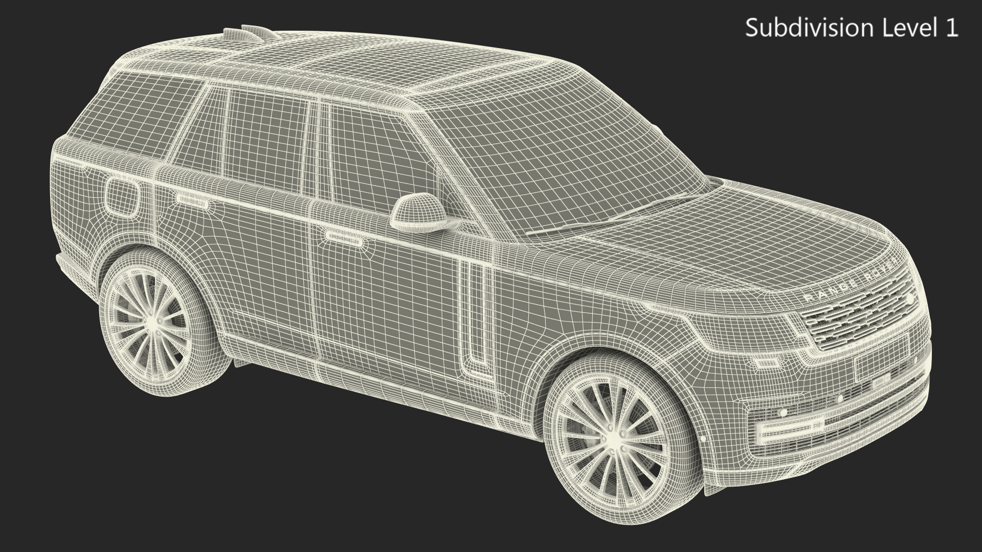 Range Rover 2022 Lights OFF 3D