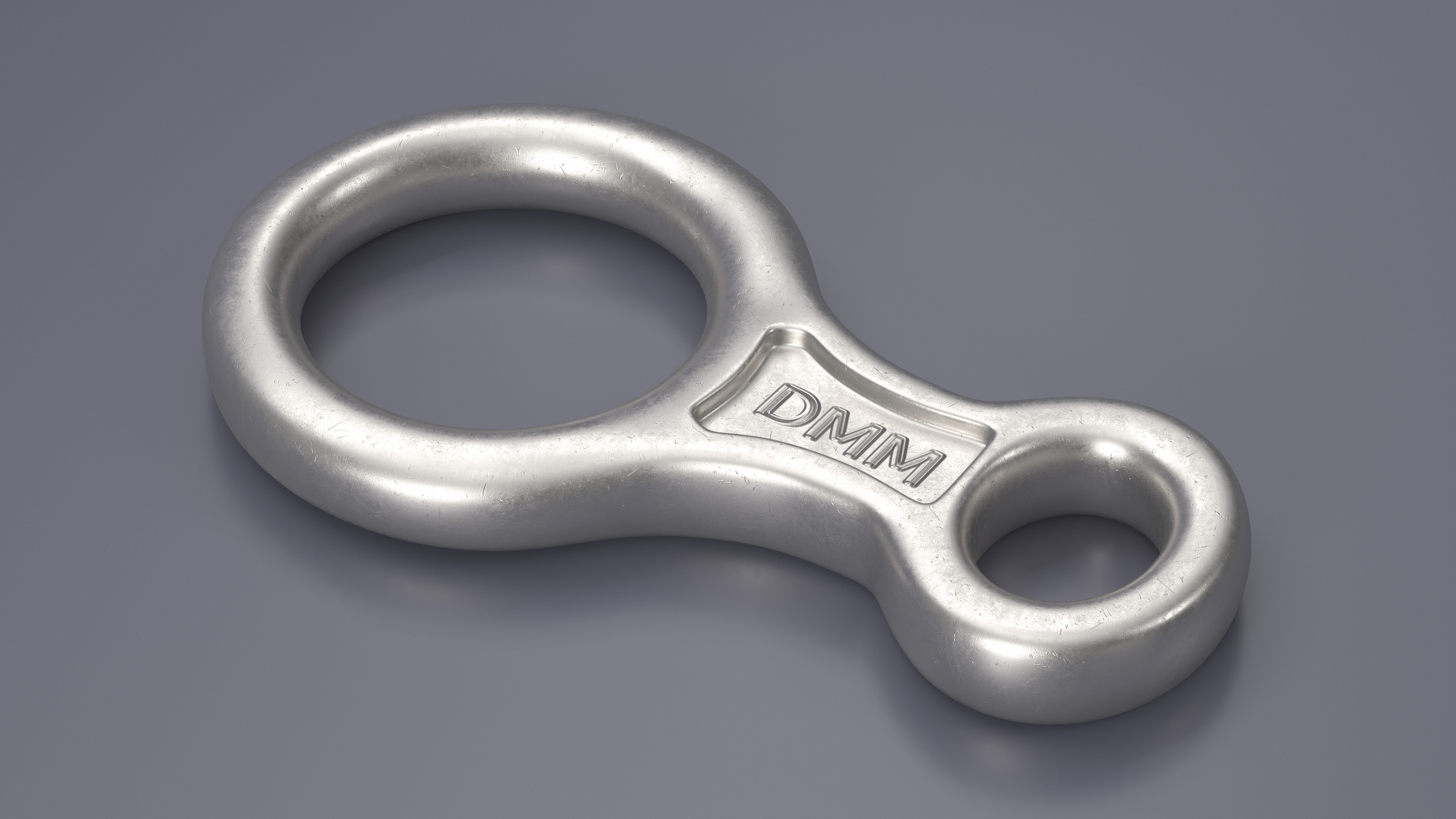 Standart Figure 8 Descender DMM Steel 3D