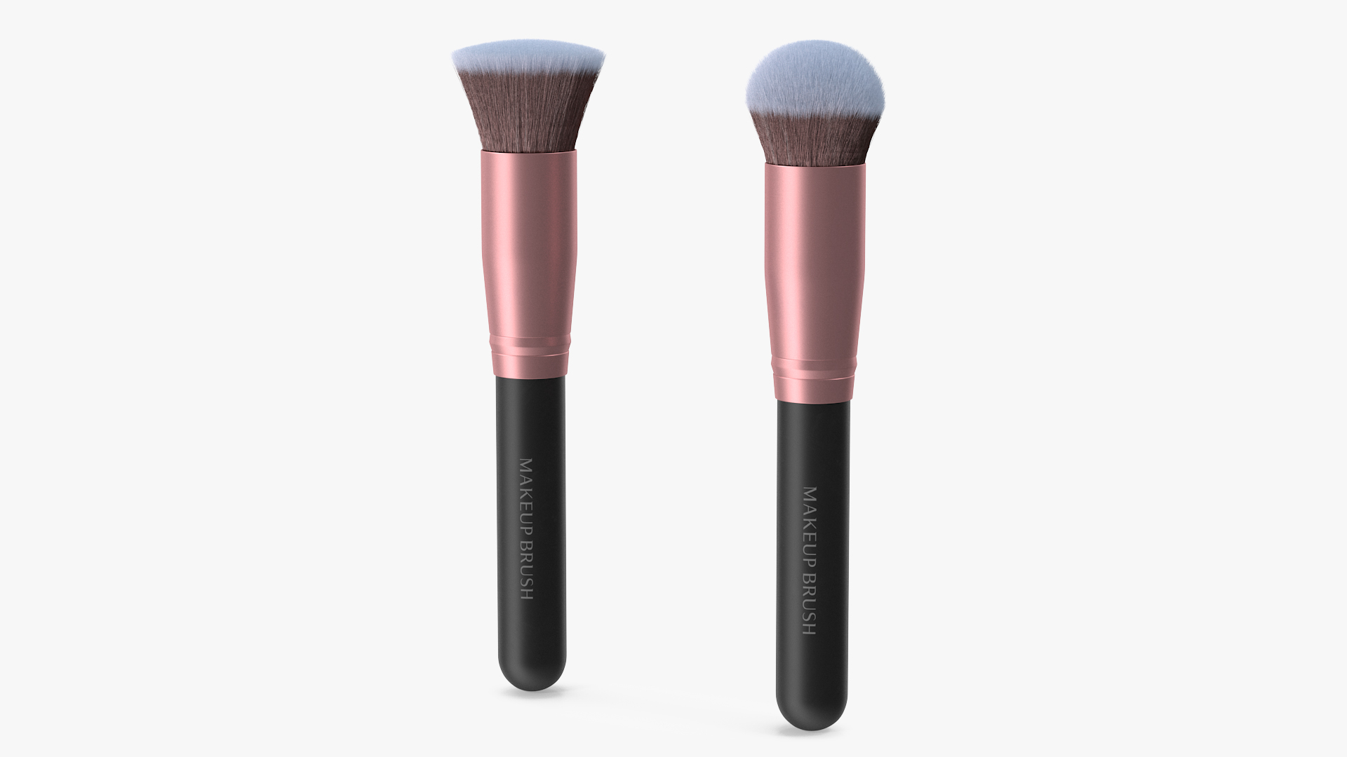 Round and Face Flat Brush Fur 3D model