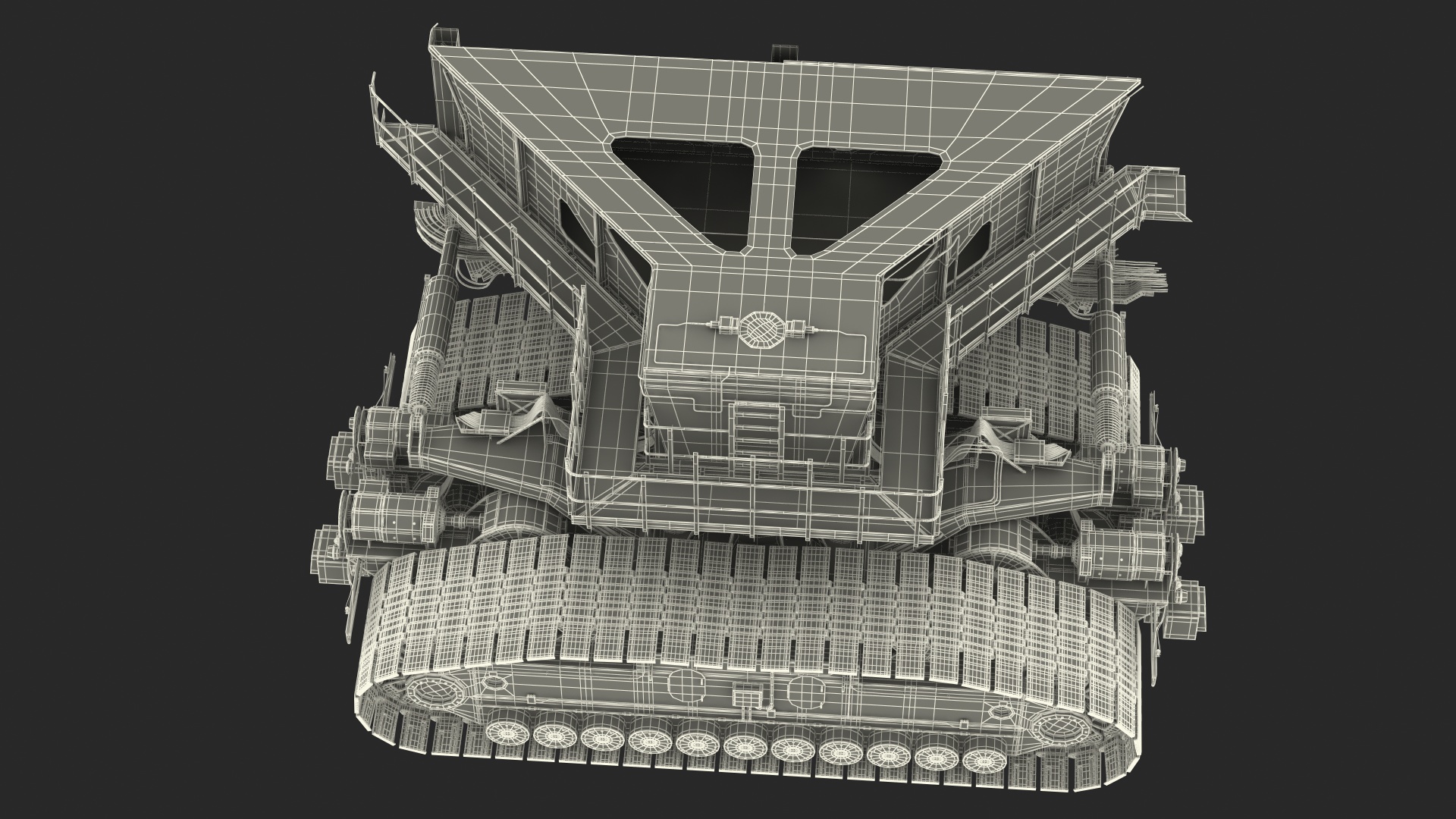 3D Crawler Tread model