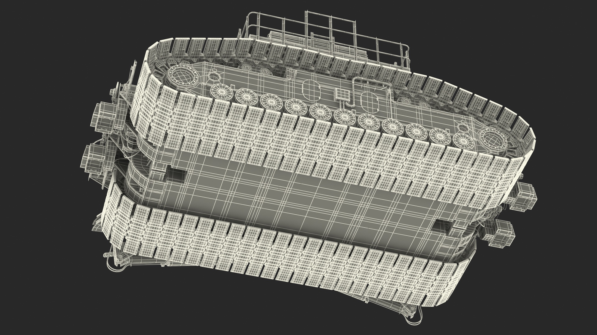 3D Crawler Tread model