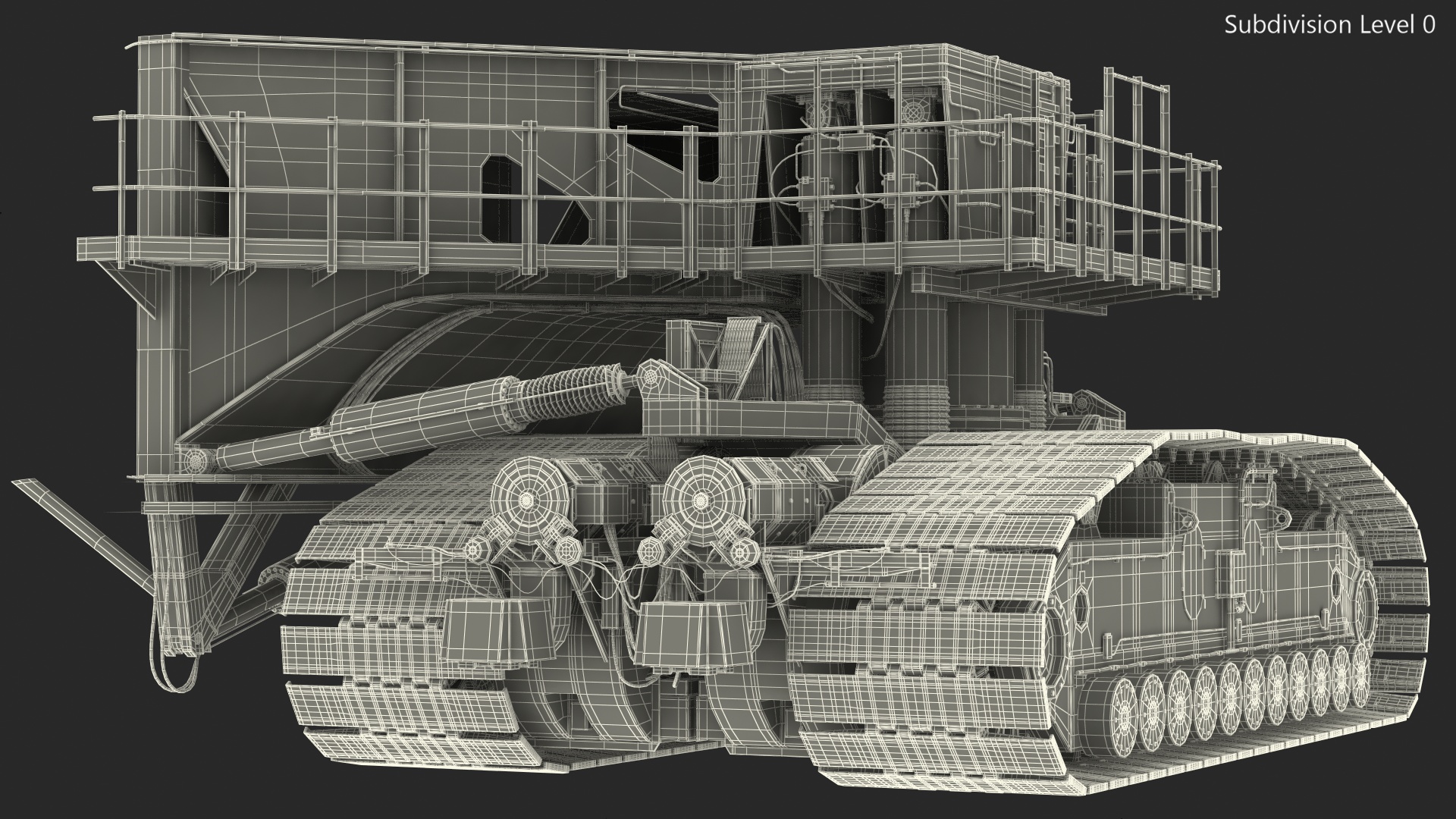 3D Crawler Tread model