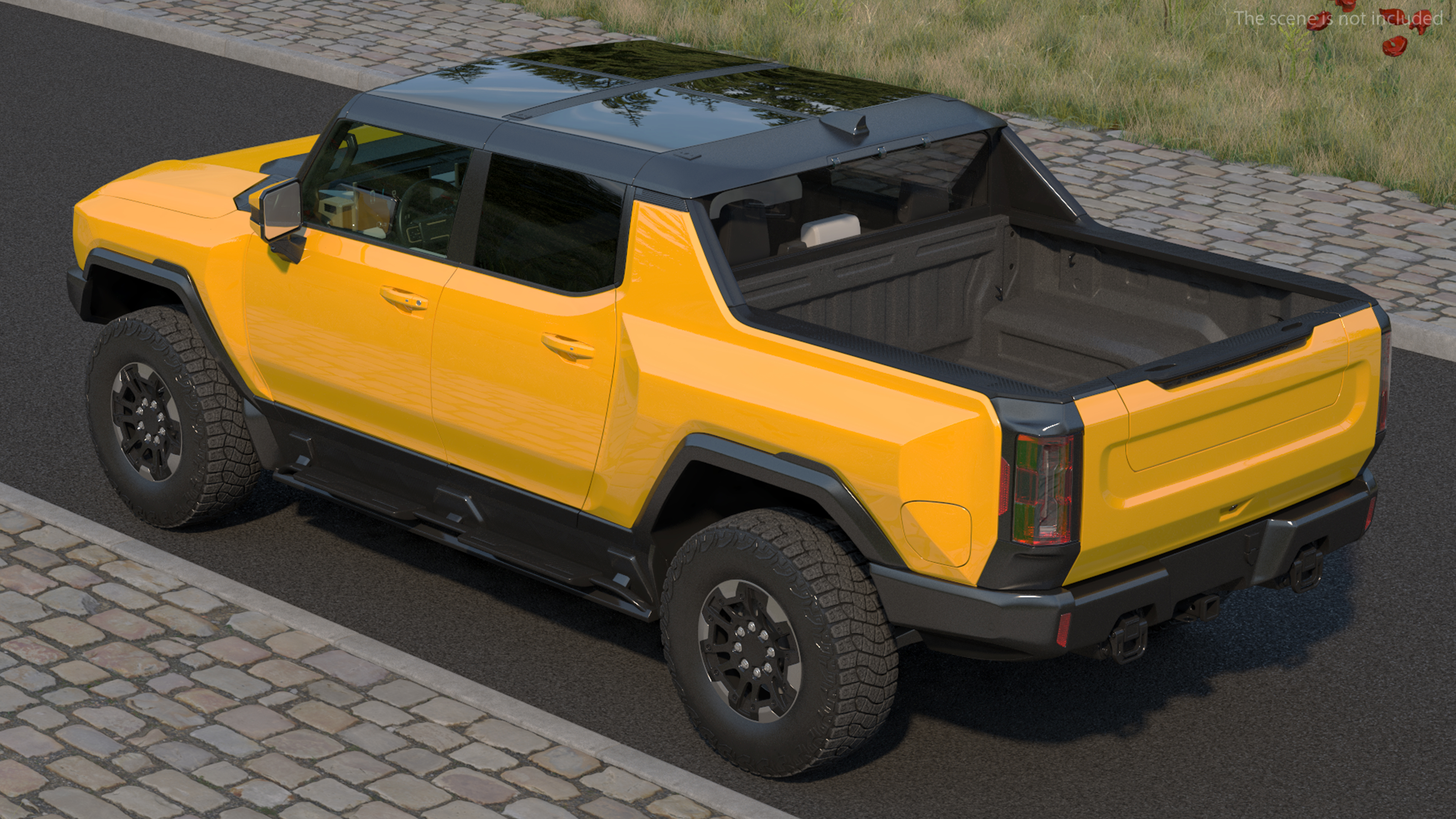 3D Electric Pickup Truck