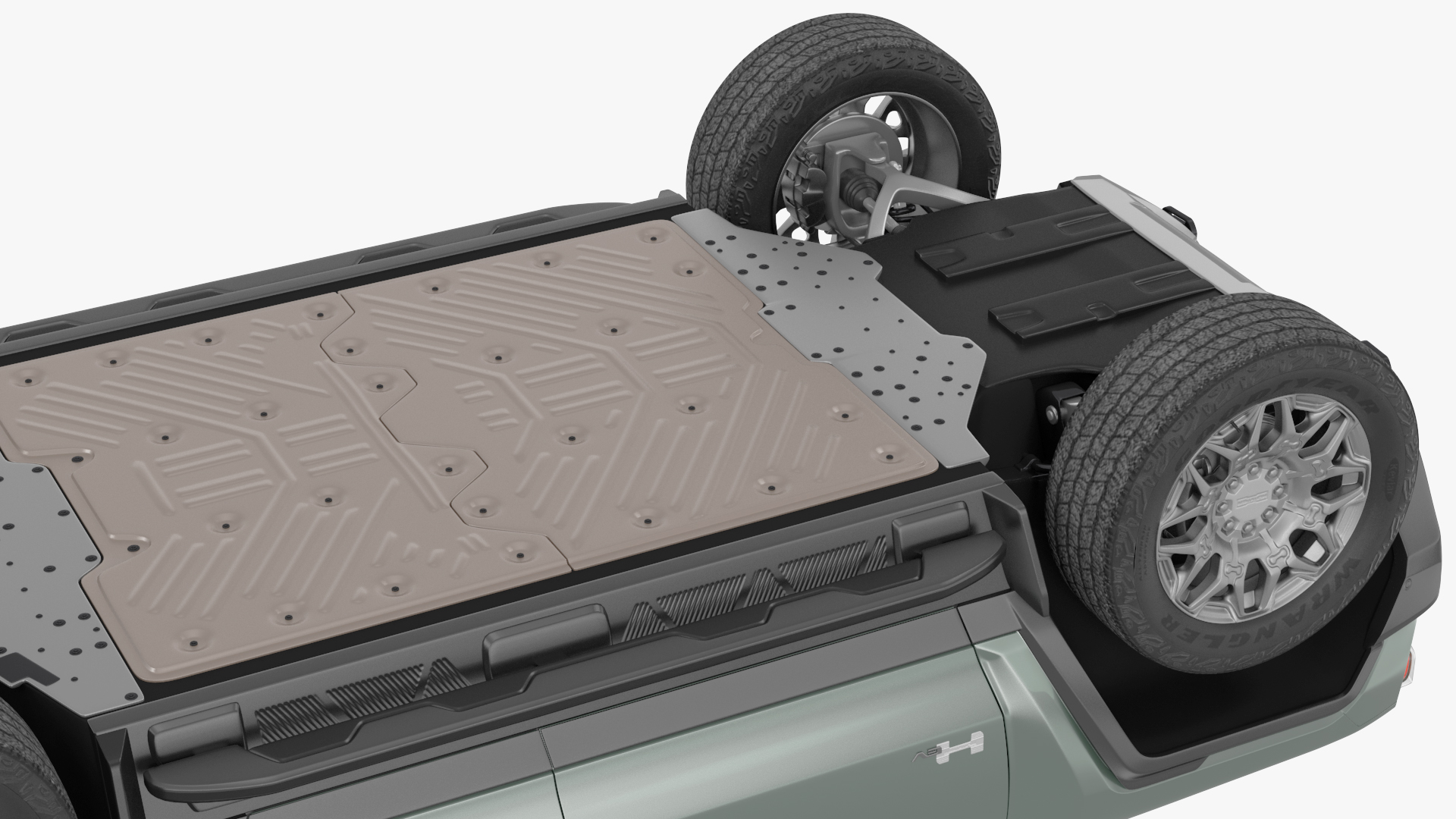 GMC Hummer EV SUV Rigged 3D model