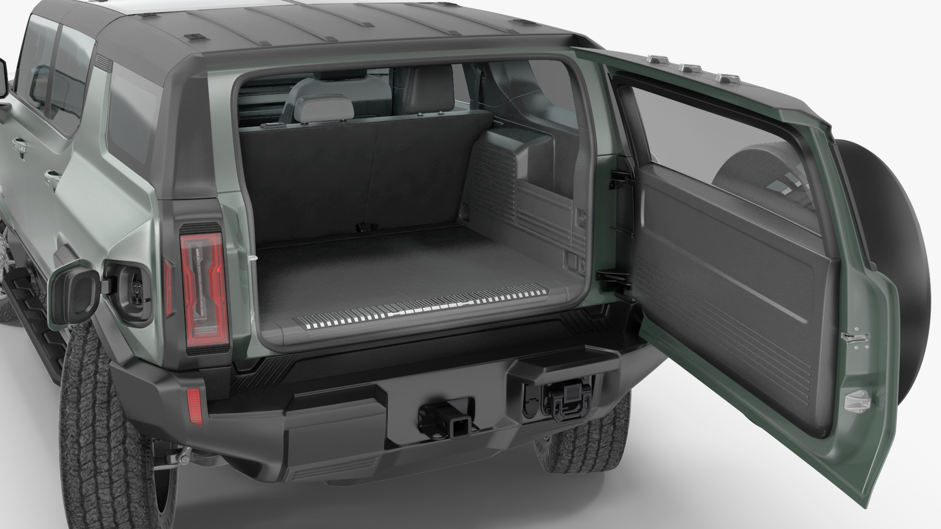 GMC Hummer EV SUV Rigged 3D model