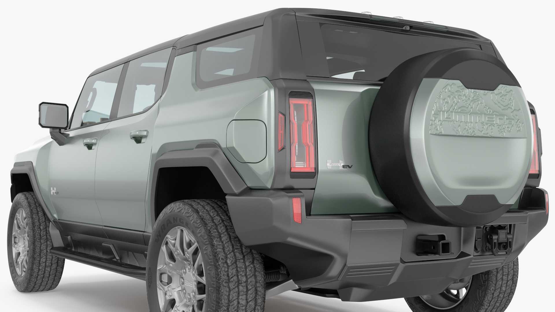 GMC Hummer EV SUV Rigged 3D model