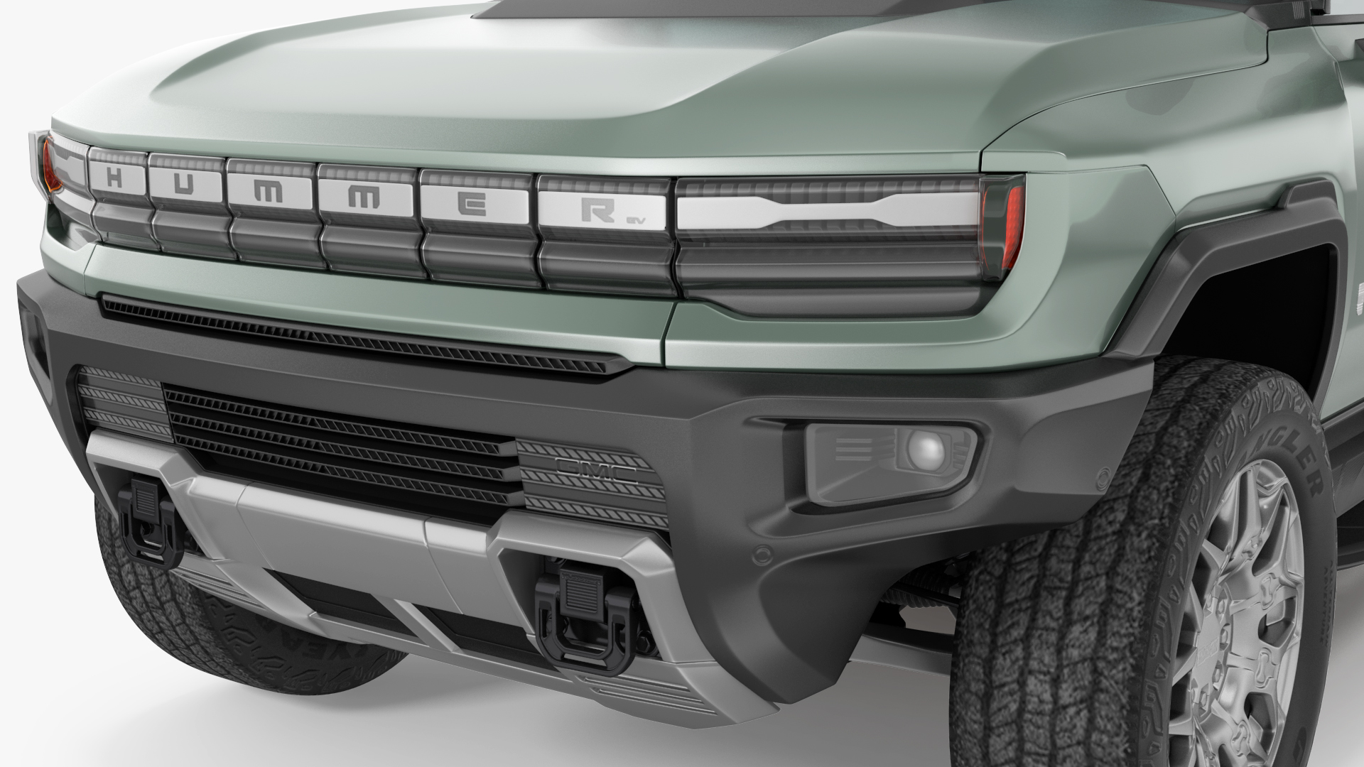 GMC Hummer EV SUV Rigged 3D model