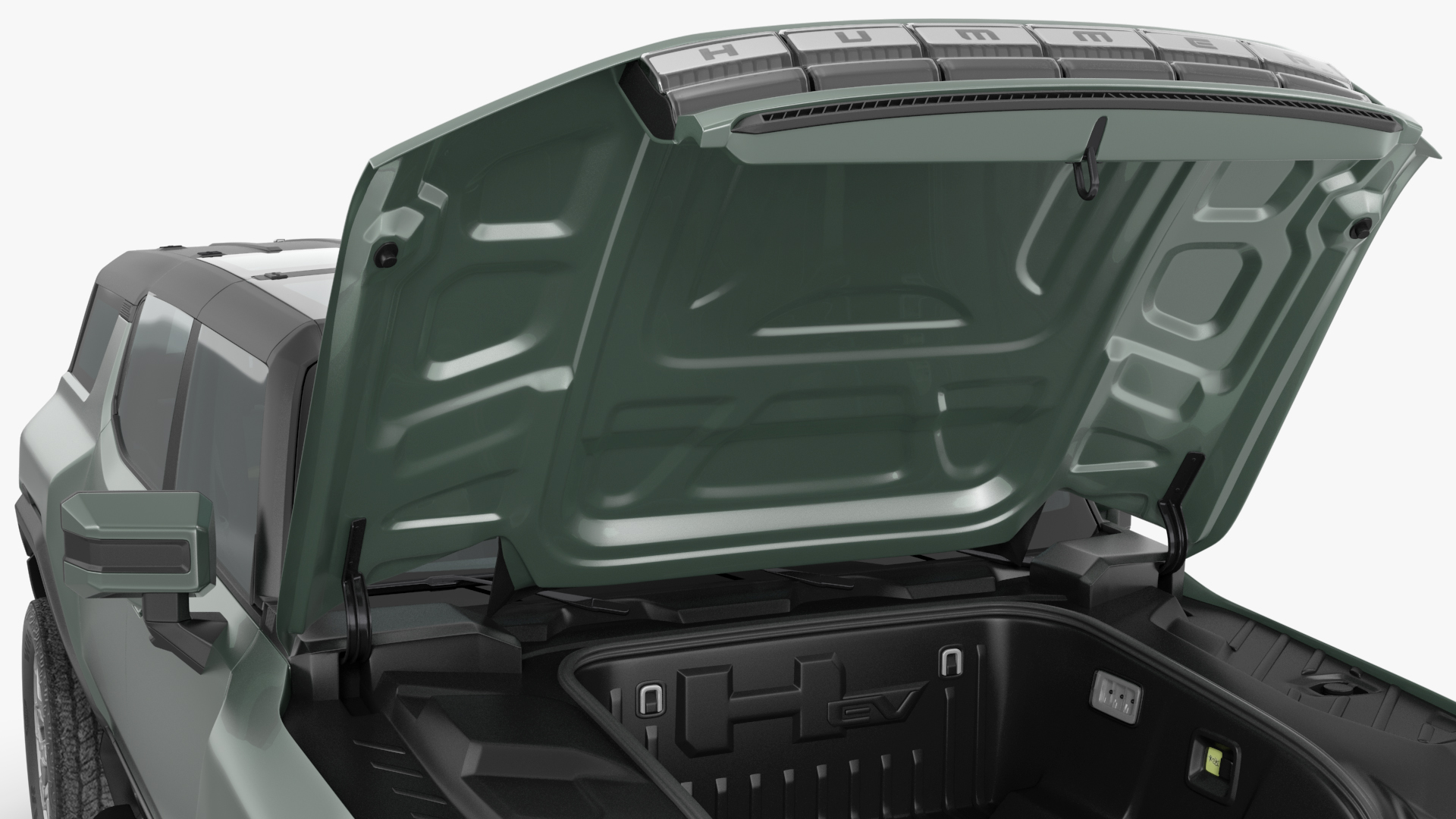 GMC Hummer EV SUV Rigged 3D model