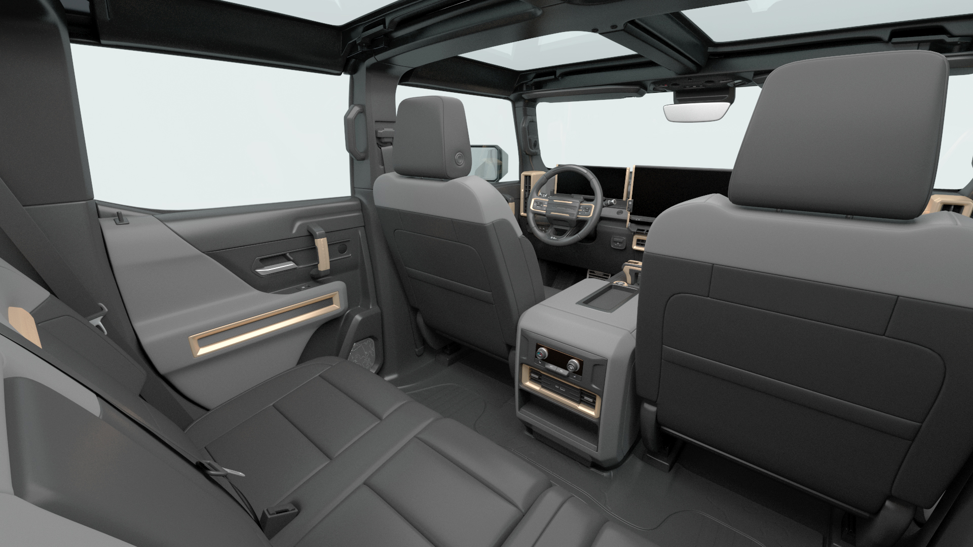 GMC Hummer EV SUV Rigged 3D model