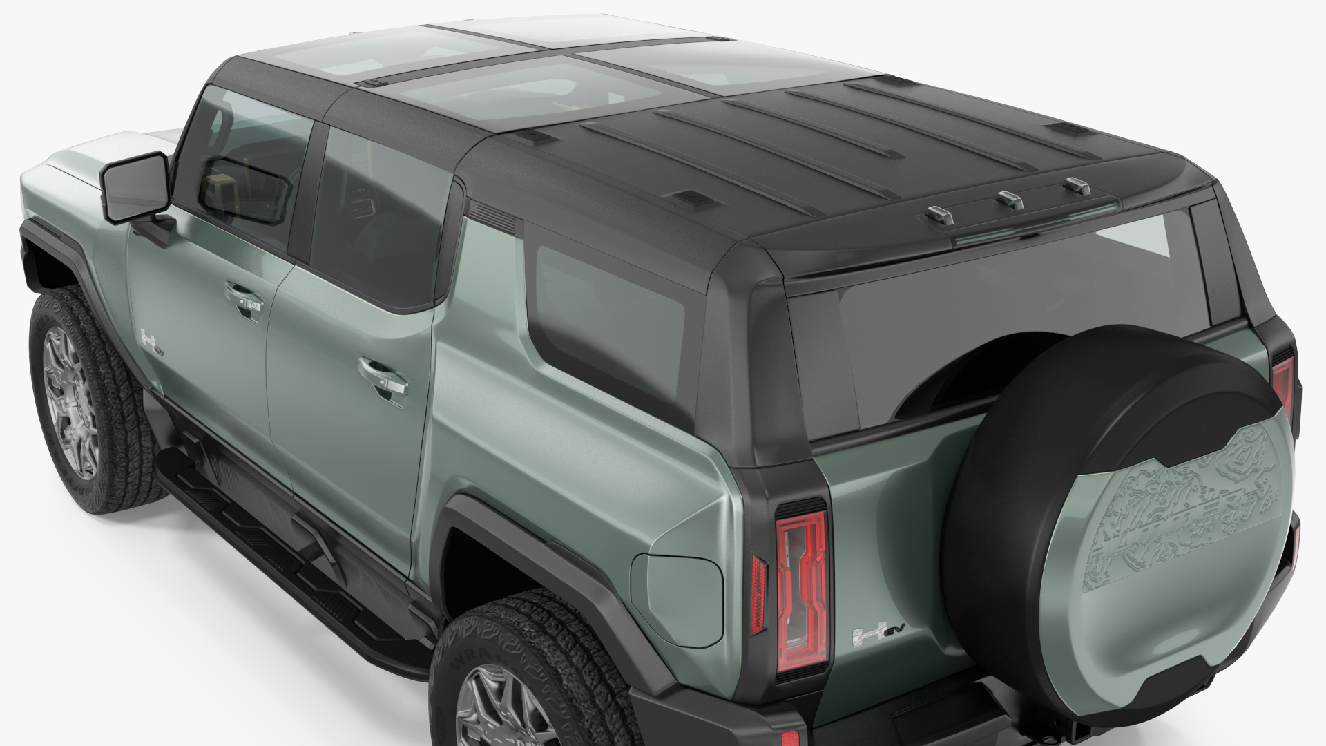 GMC Hummer EV SUV Rigged 3D model