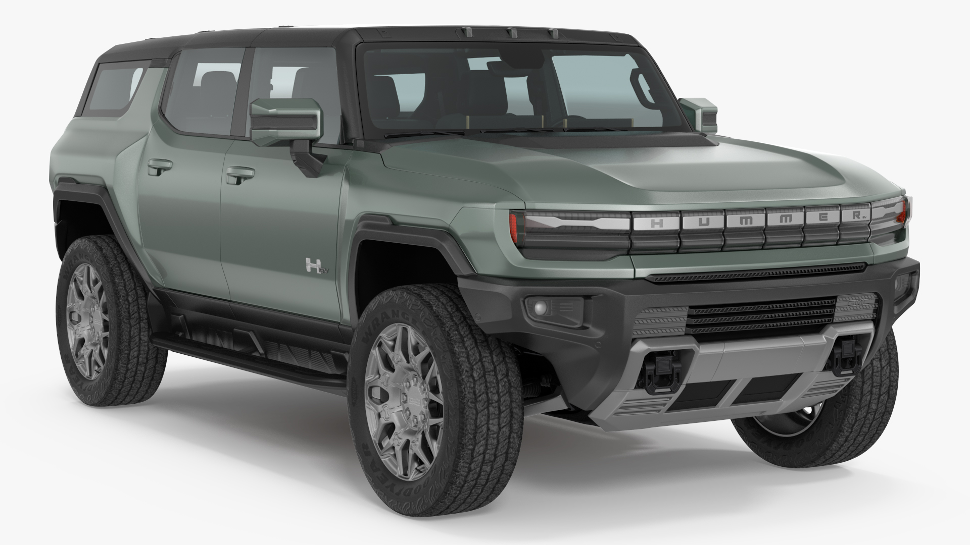 GMC Hummer EV SUV Rigged 3D model