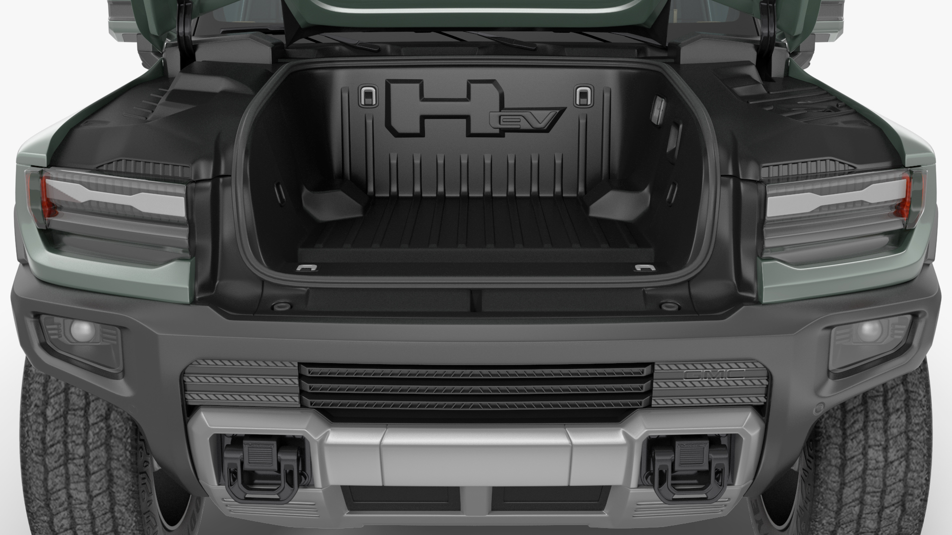 GMC Hummer EV SUV Rigged 3D model