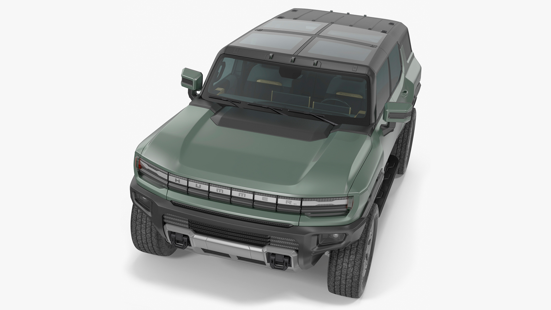 GMC Hummer EV SUV Rigged 3D model