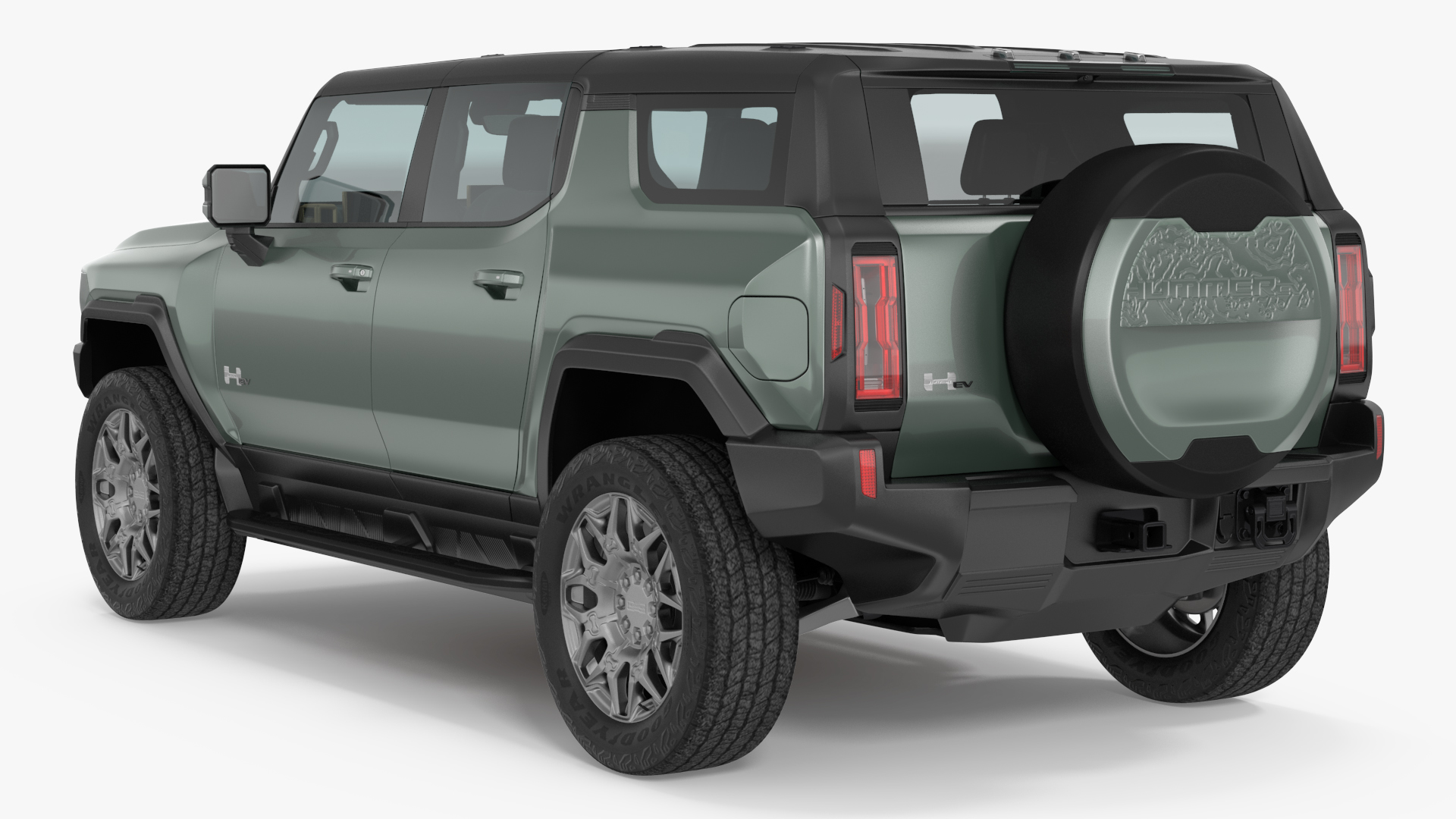 GMC Hummer EV SUV Rigged 3D model