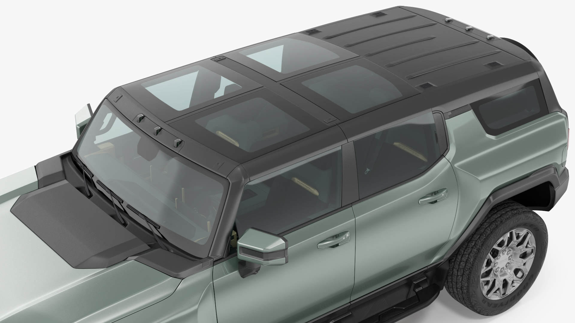 GMC Hummer EV SUV Rigged 3D model