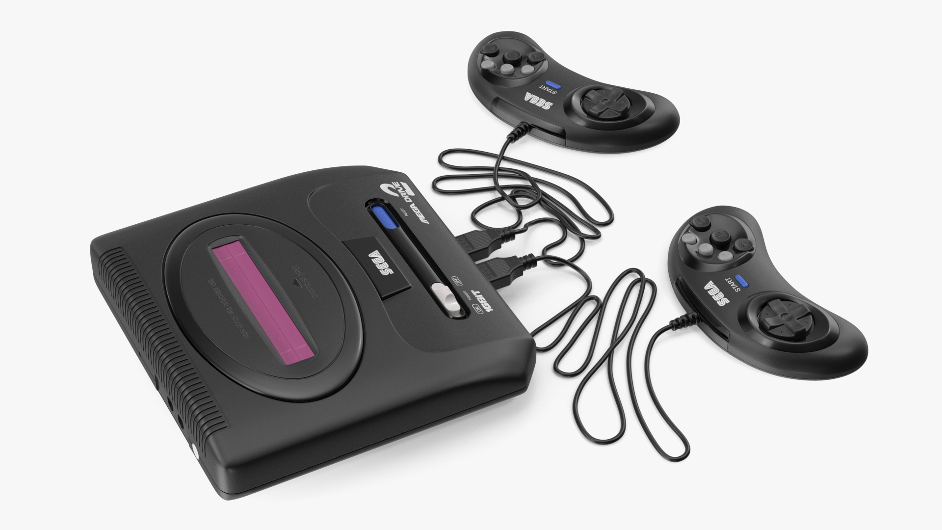 3D Game Console Sega Mega Drive Two with Joystick