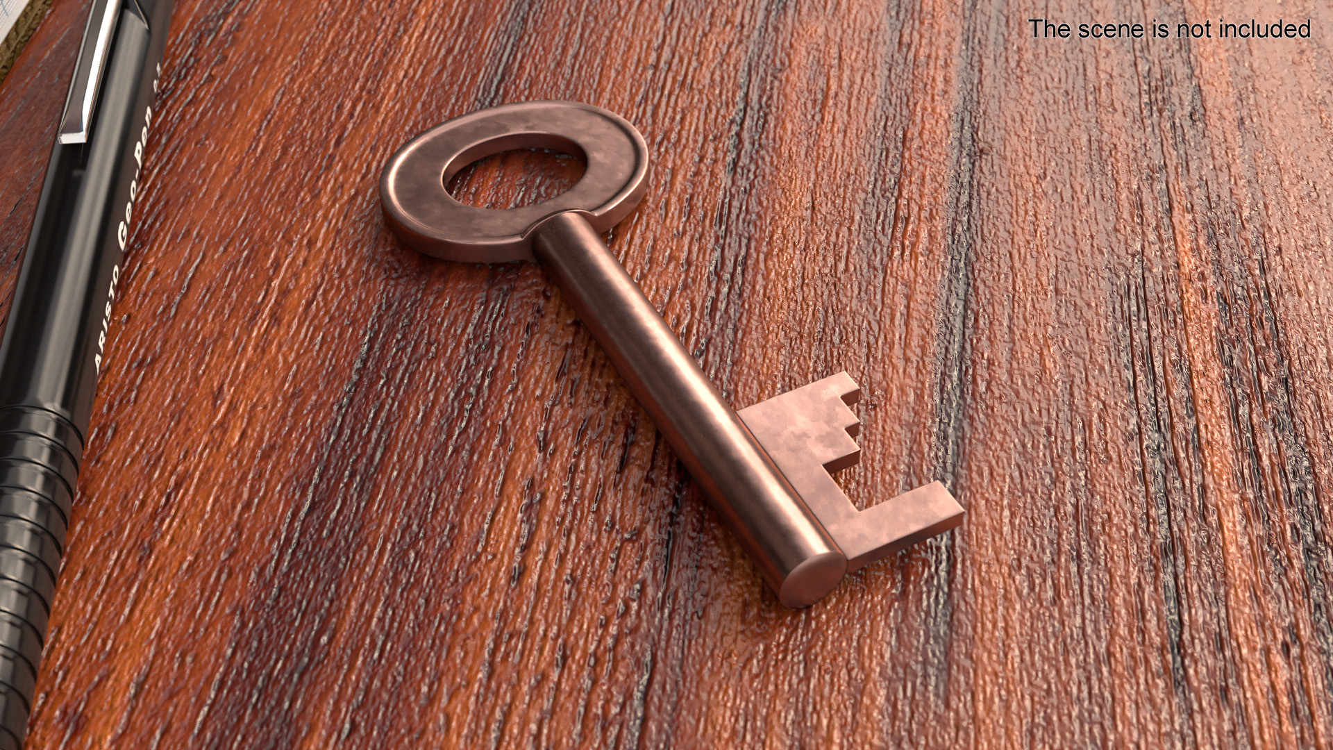 3D model Bronze Key