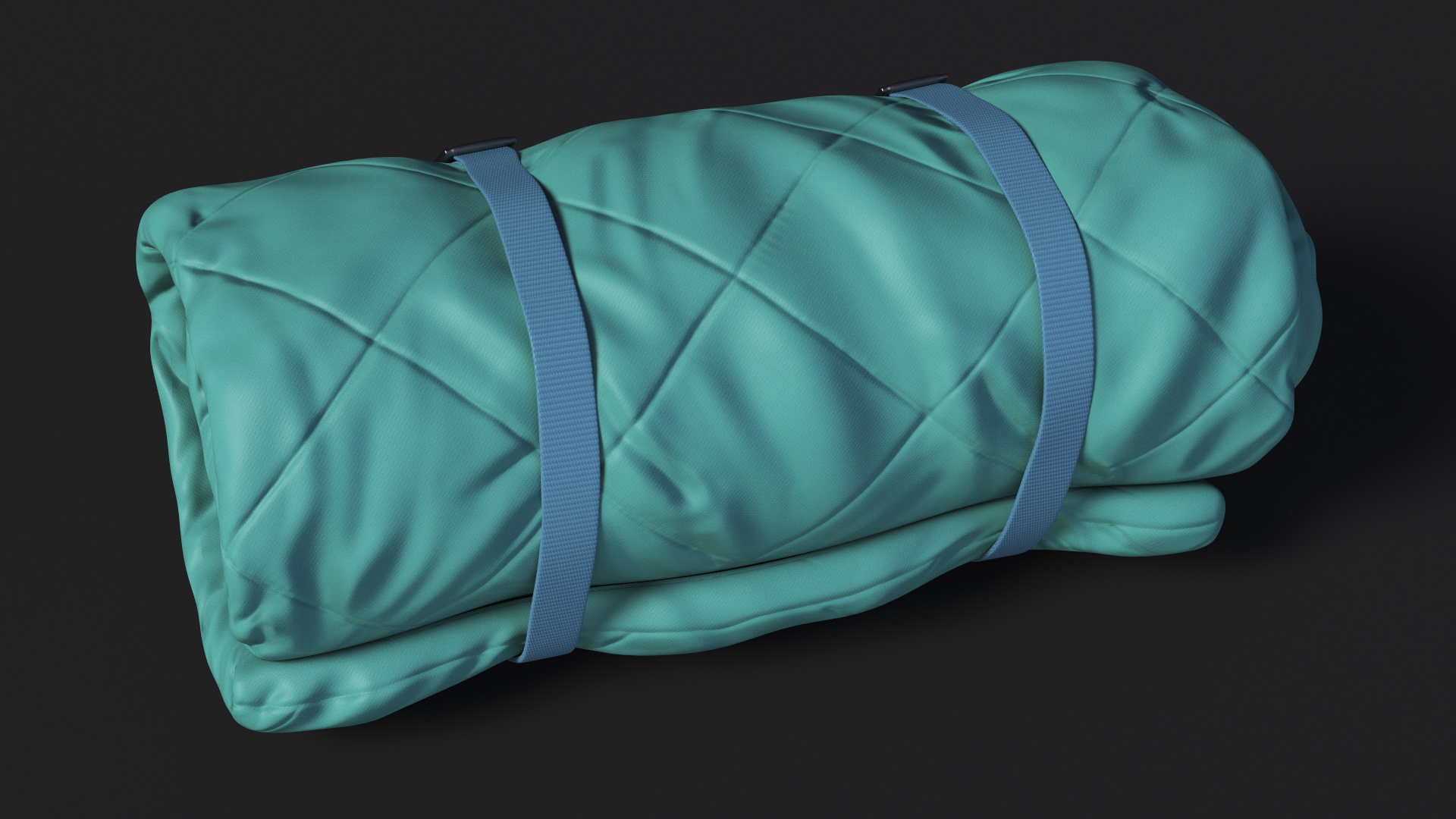 Rolled Up Sleeping Bag 3D