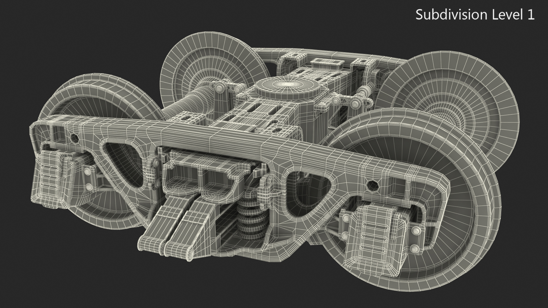 Railway Wheels 3D model