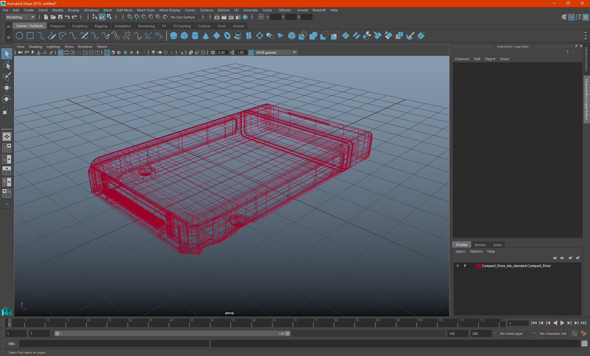 3D Compact Drive model