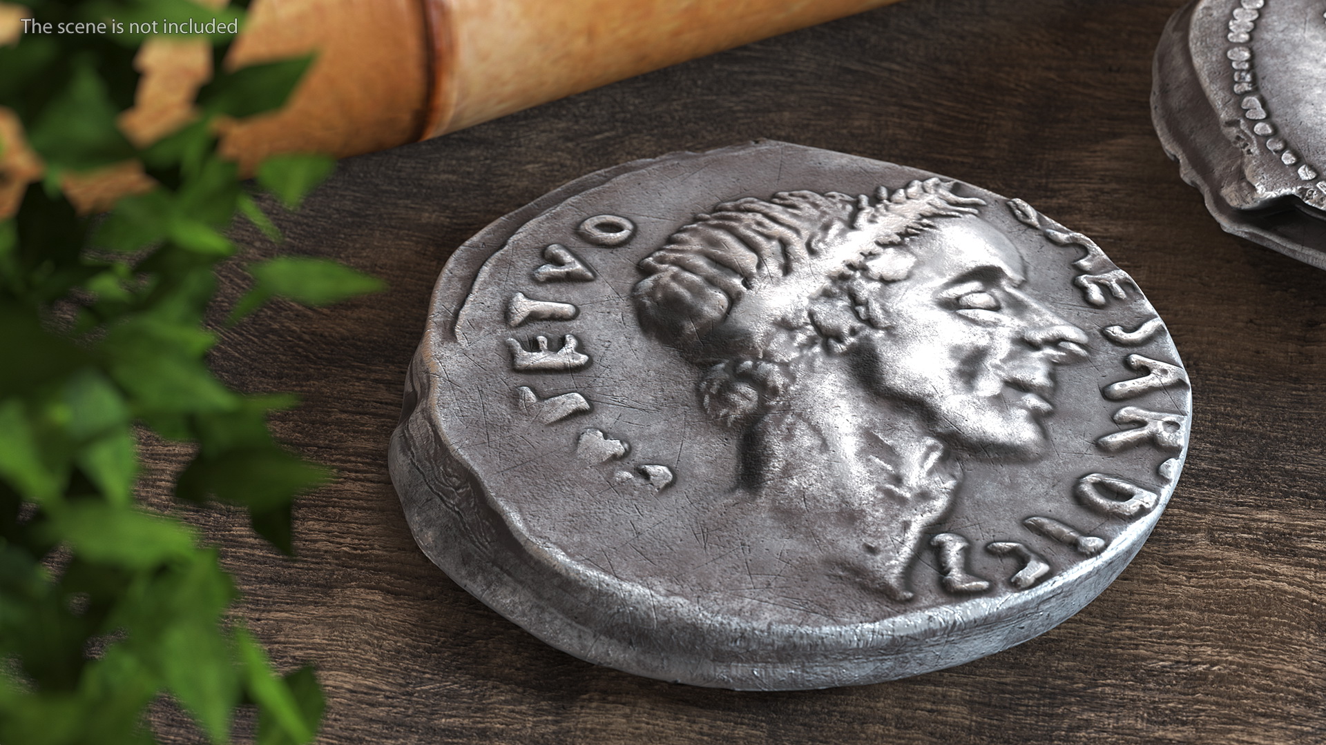 Denarius Ancient Roman Silver Coin 3D model