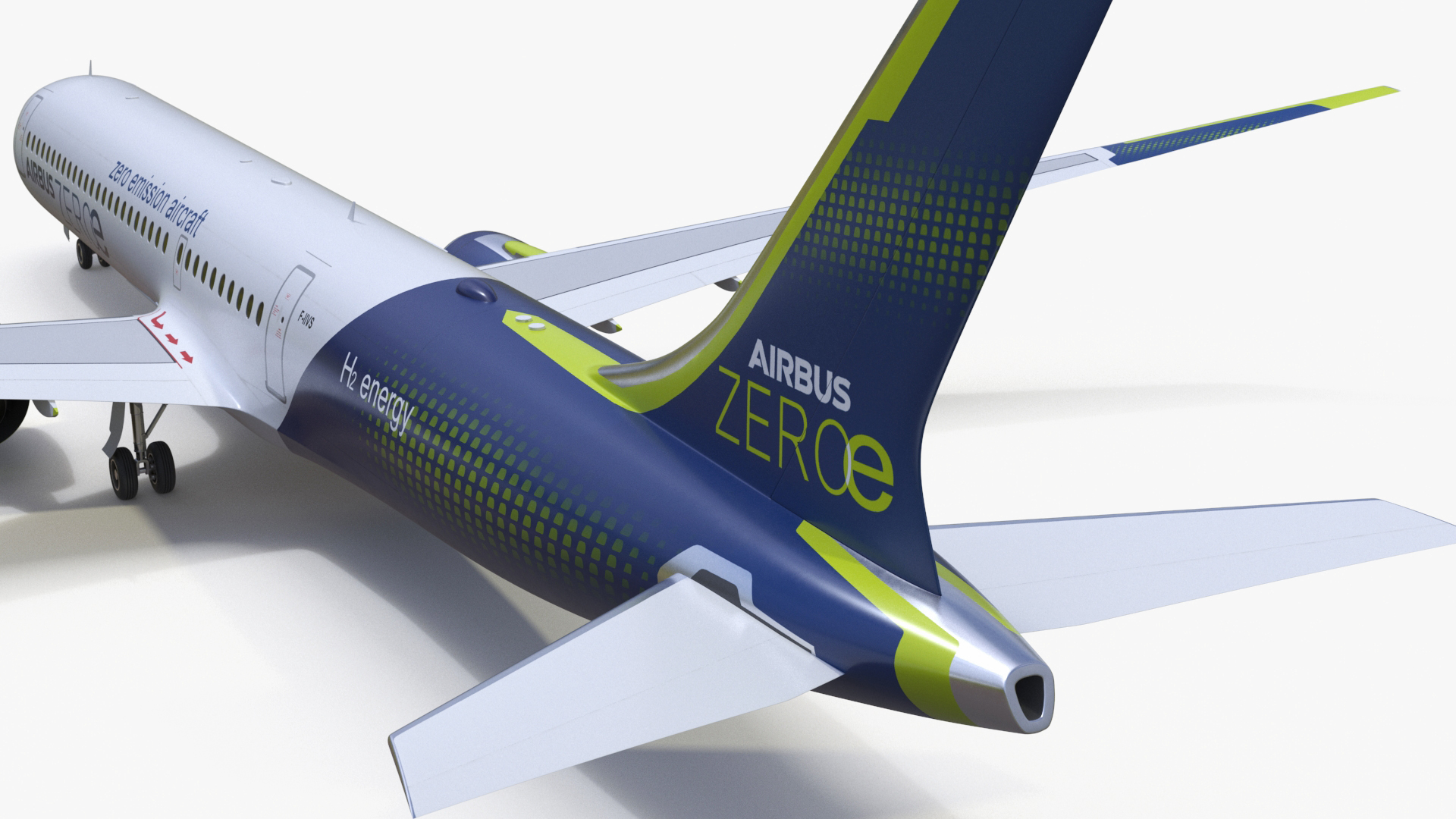 3D Airbus ZEROe Turbofan