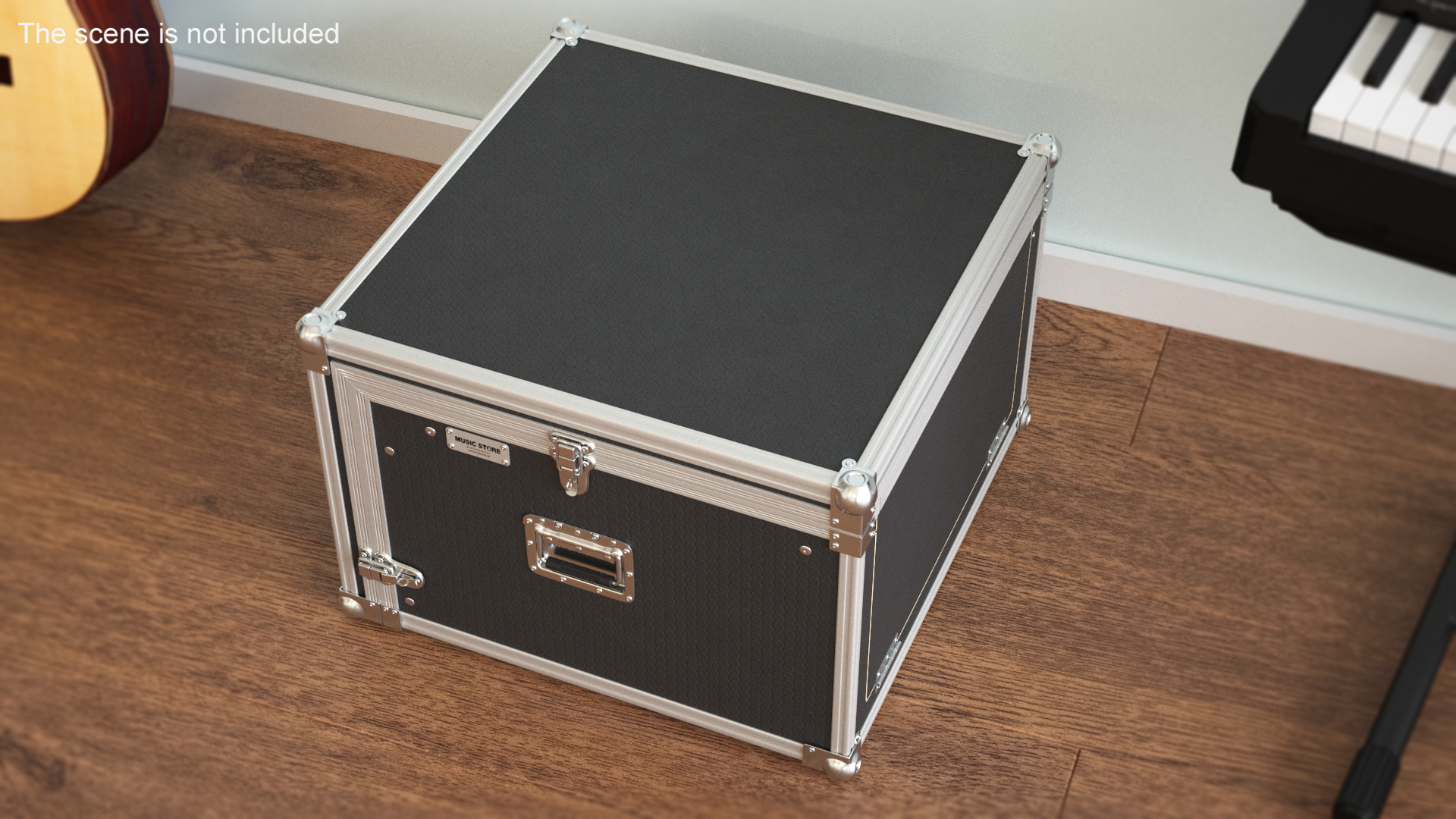 Heavy Duty DJ Road Case 35x48x48cm 3D model