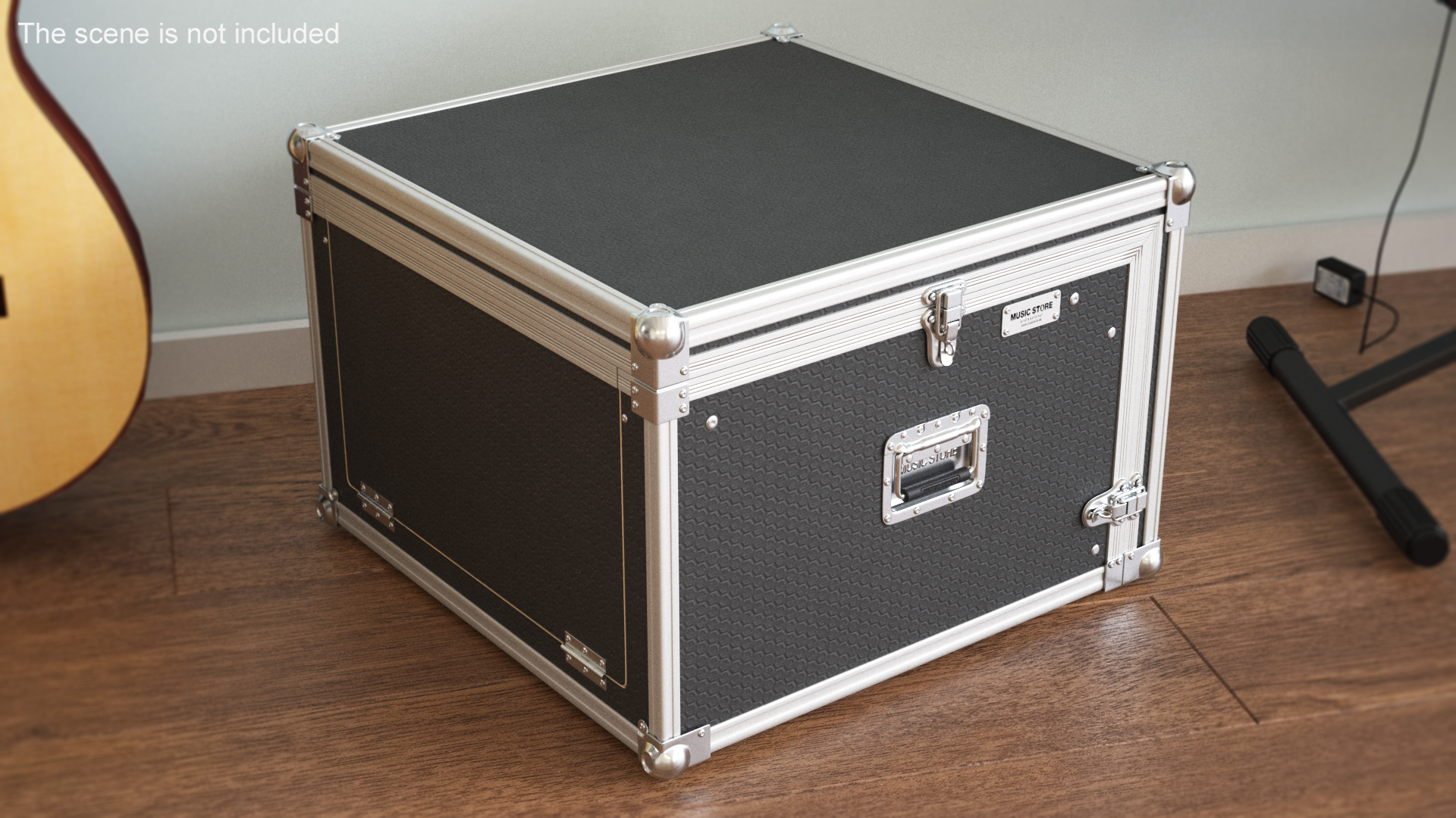 Heavy Duty DJ Road Case 35x48x48cm 3D model