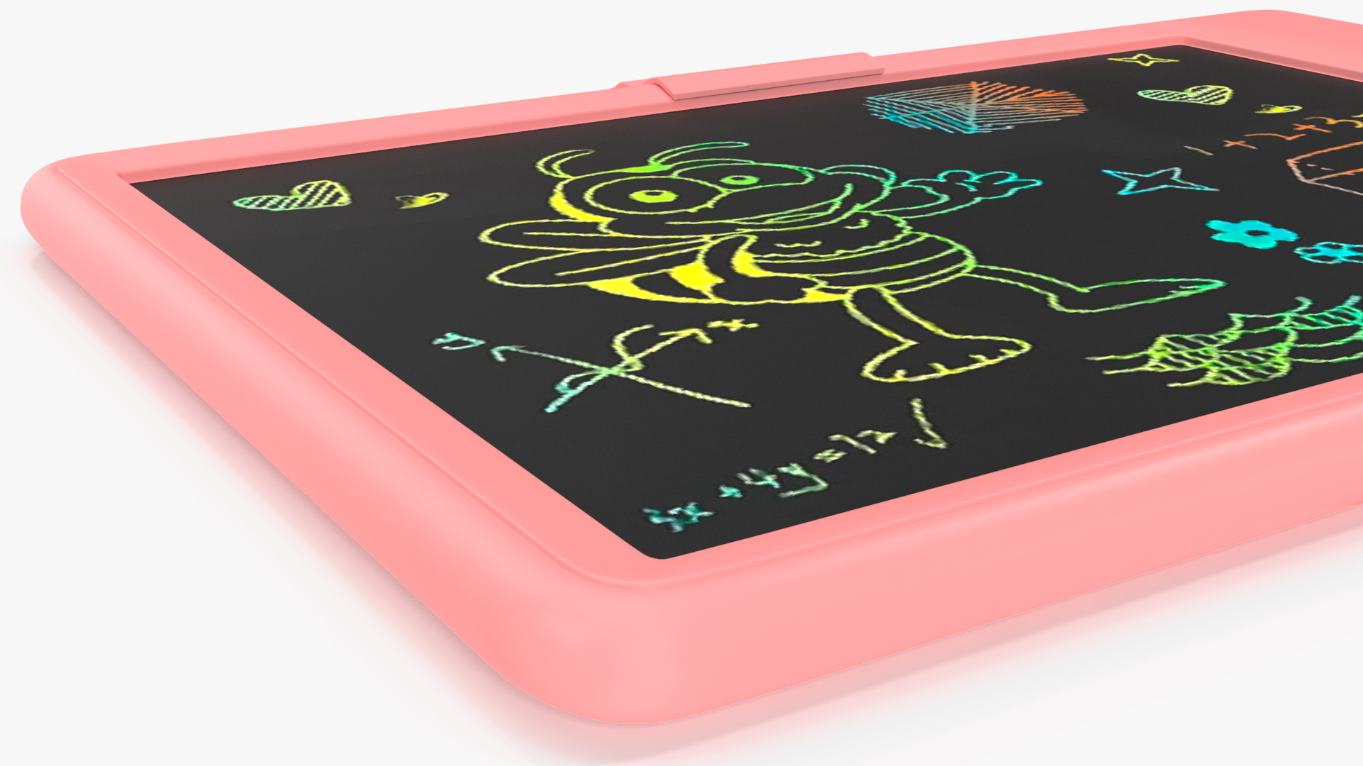 Colorful Screen Drawing Board Pink 3D model