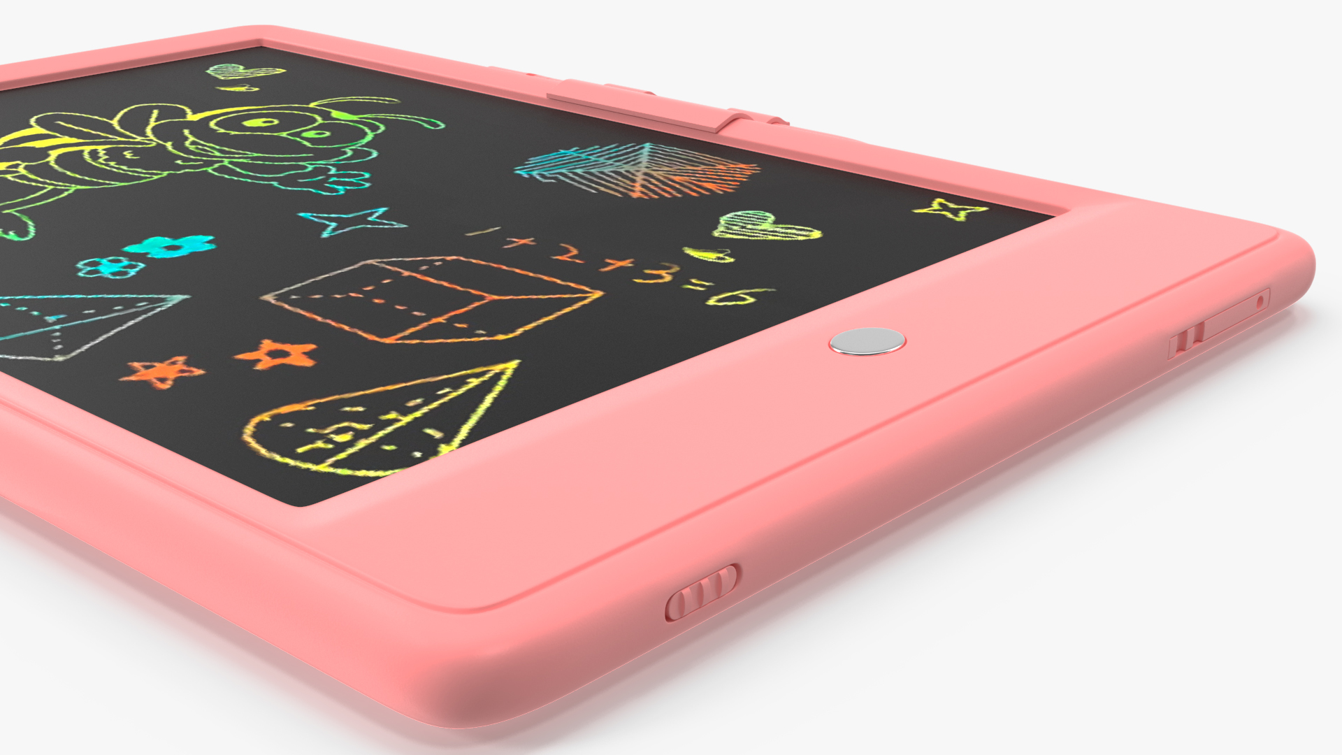 Colorful Screen Drawing Board Pink 3D model