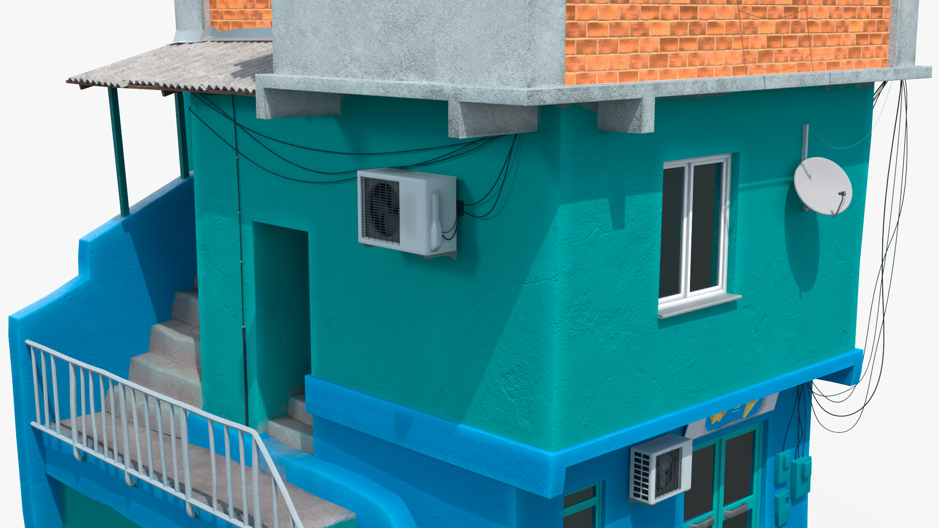 3D Favela House New