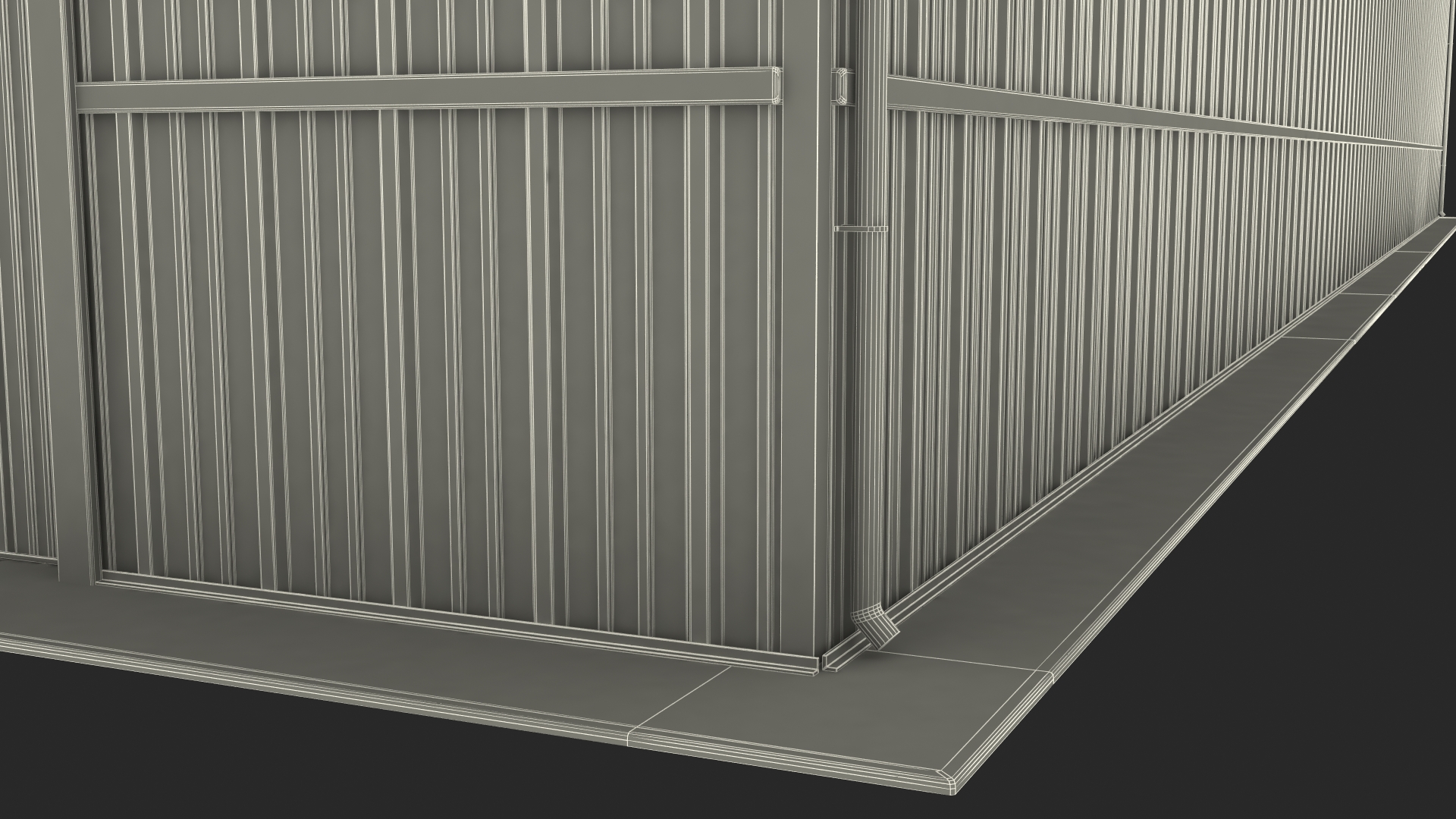 3D model Personal Airplane Hangar Rigged for Maya