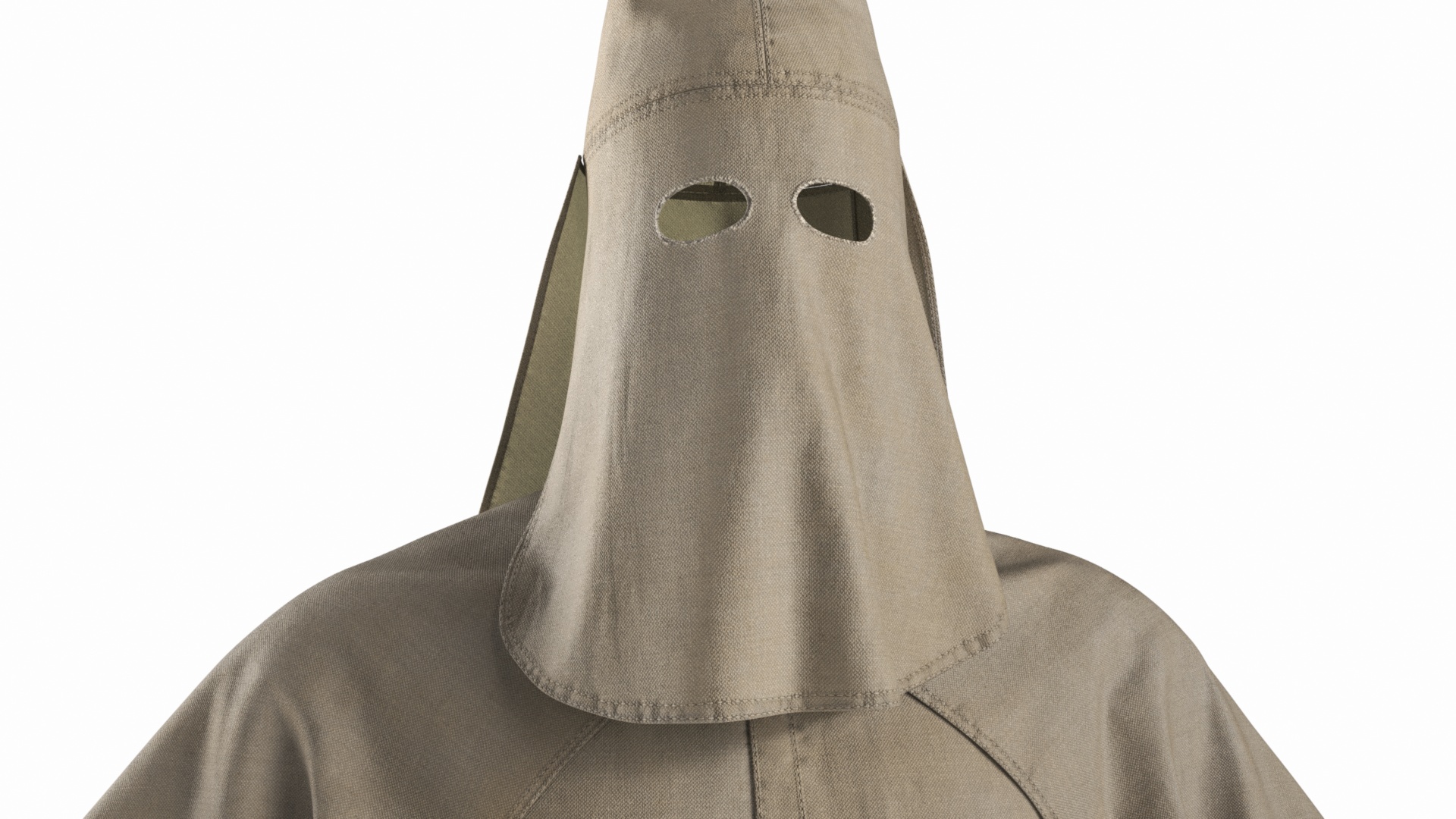 3D Old Ku Klux Klan Outfit model