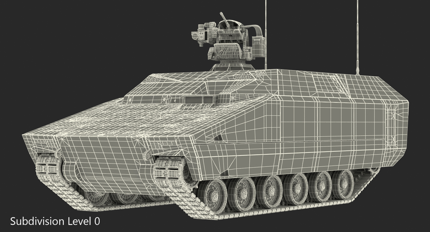 3D model Lynx IFV Rigged