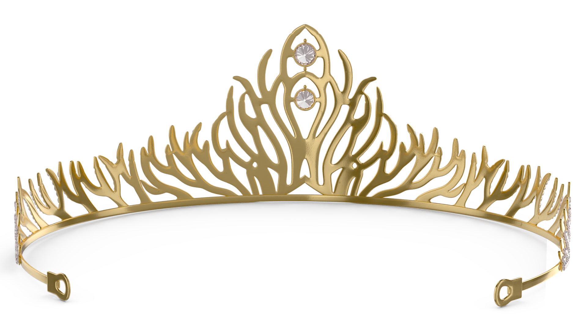 3D Golden Diadem model