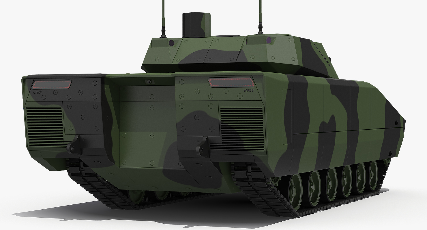 3D Lynx KF41 NextGen IFV Camo Rigged model