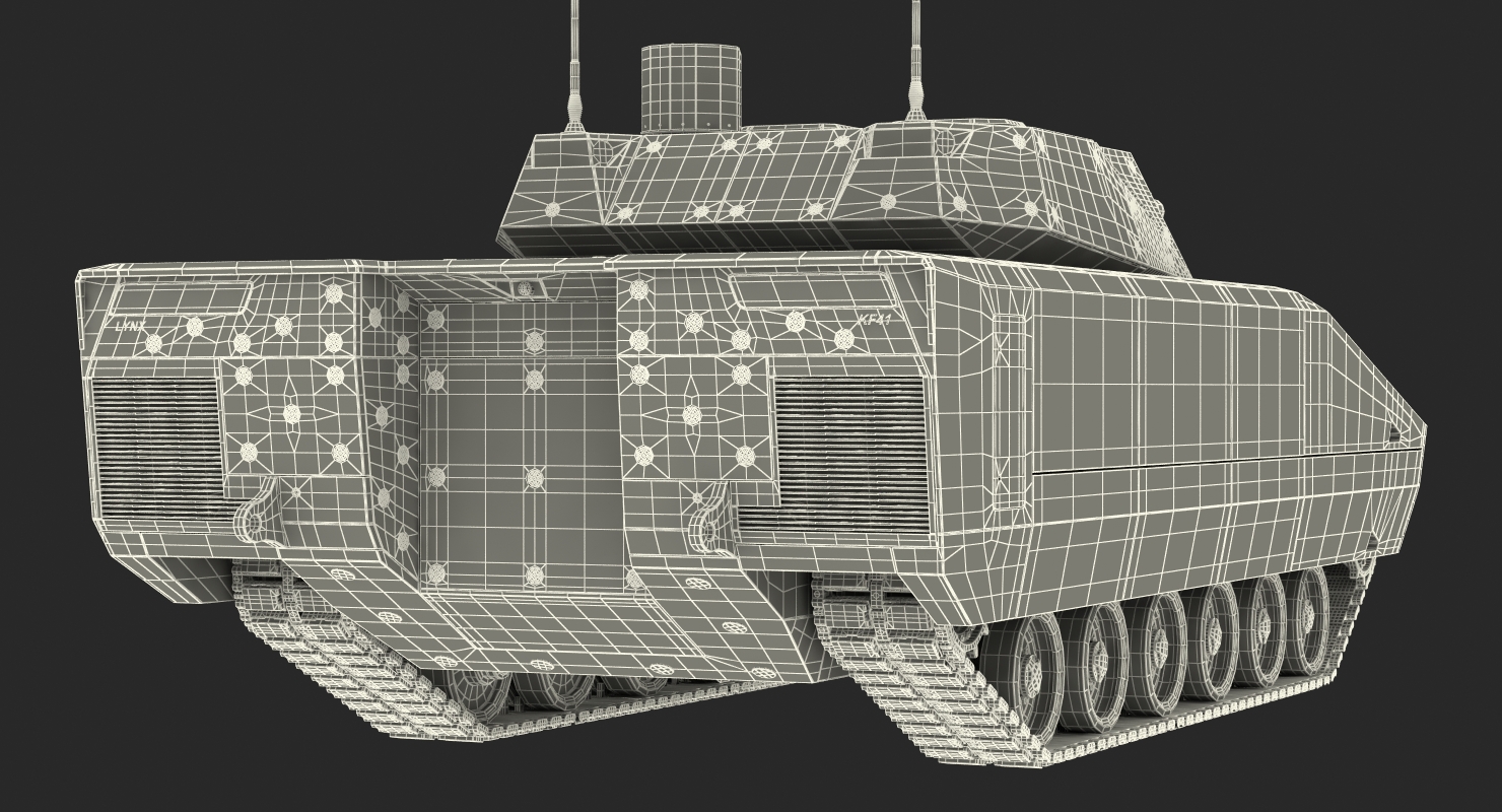 3D Lynx KF41 NextGen IFV Camo Rigged model