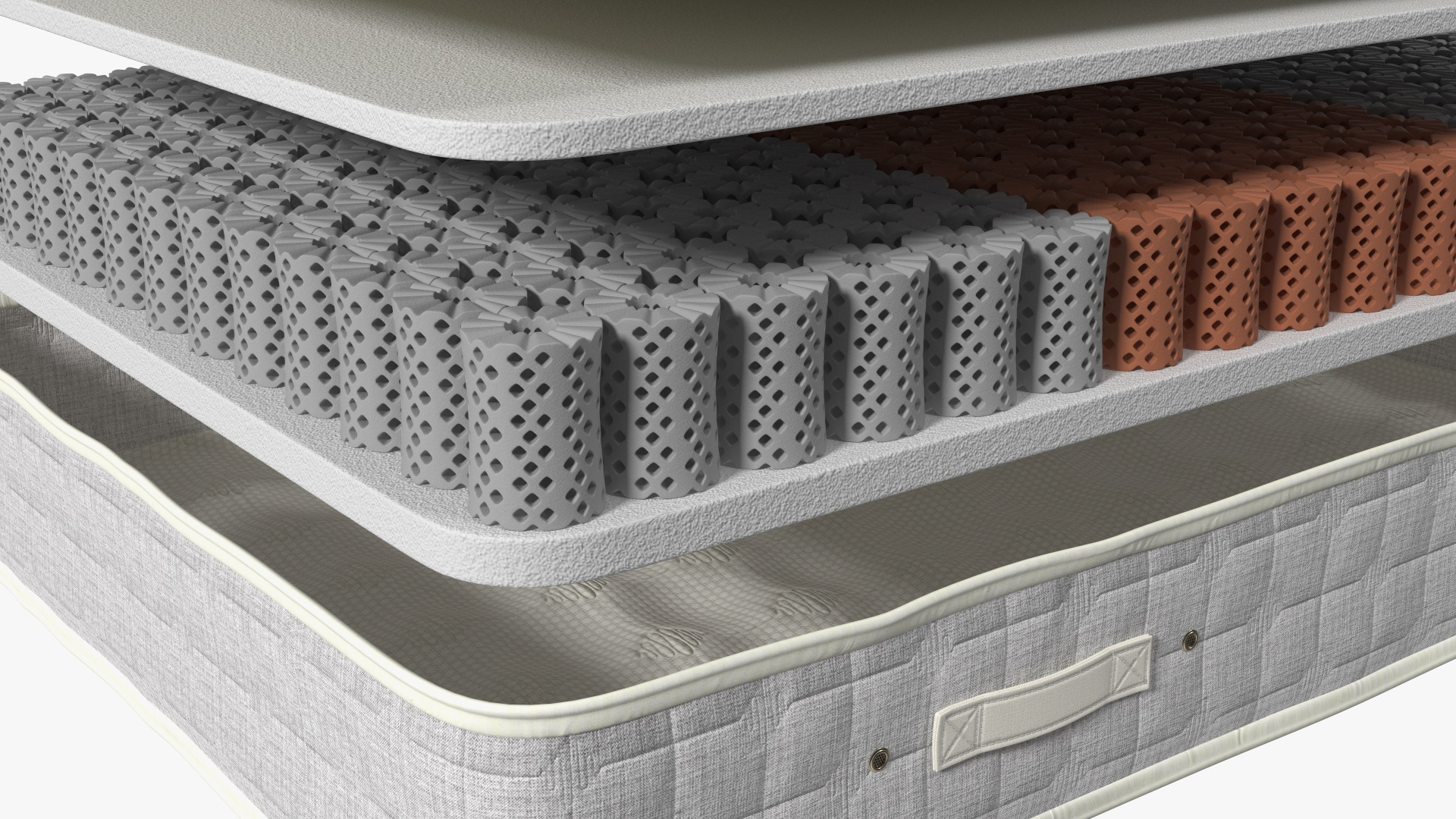 Sleeping Mattress Structure 3D