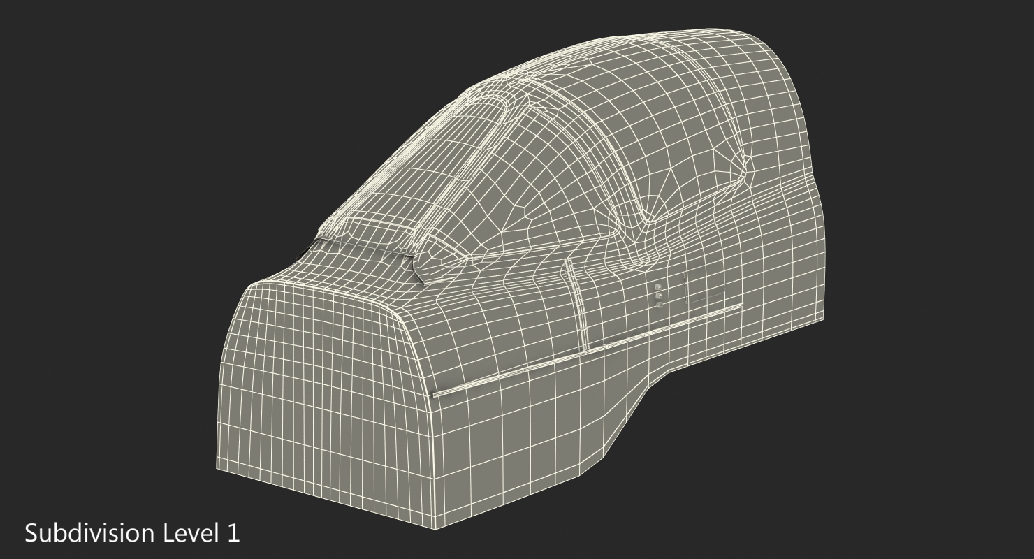 3D model Attack Plane Cockpit